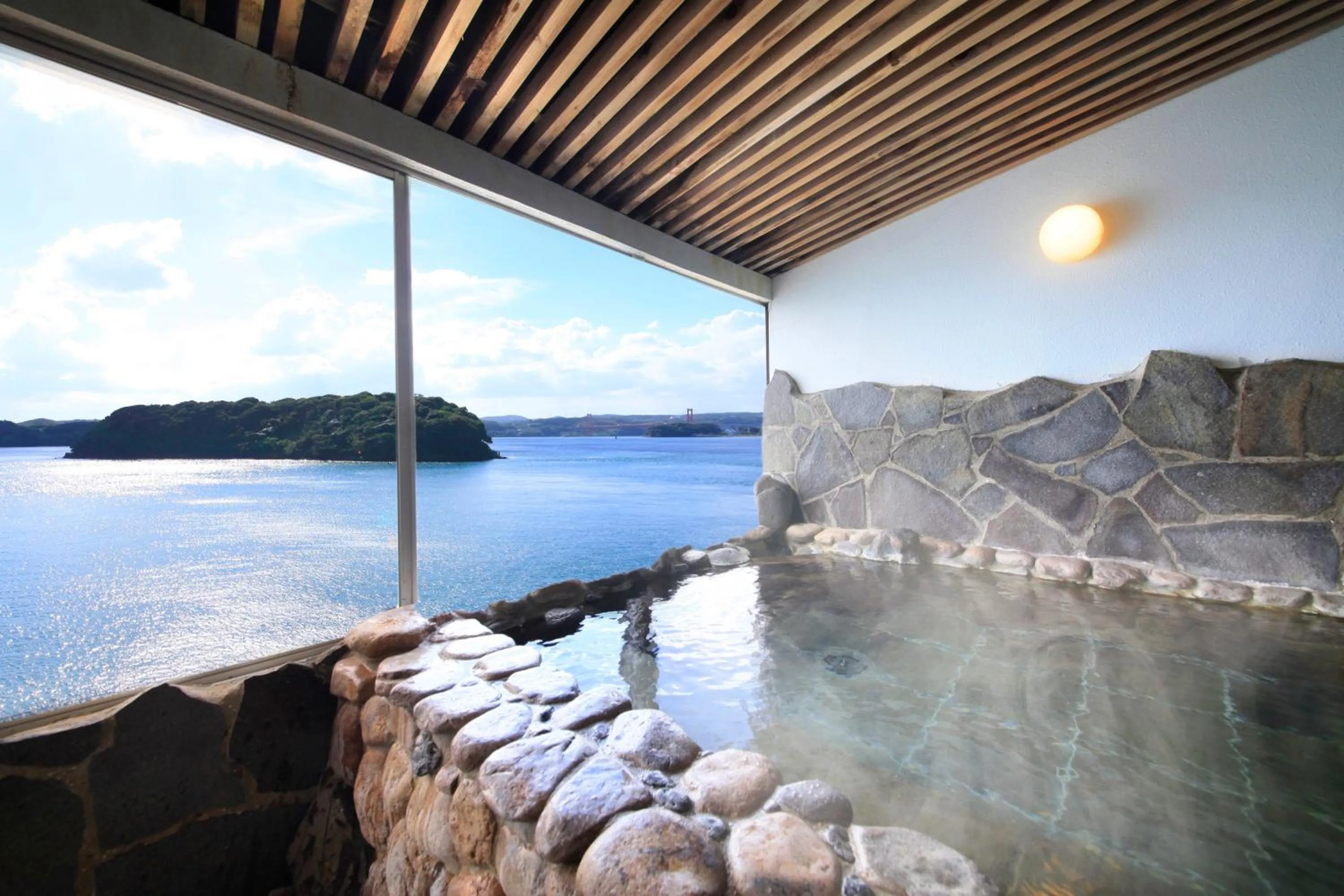 Hot Spring Bath in Hirado Kaijyo Hotel