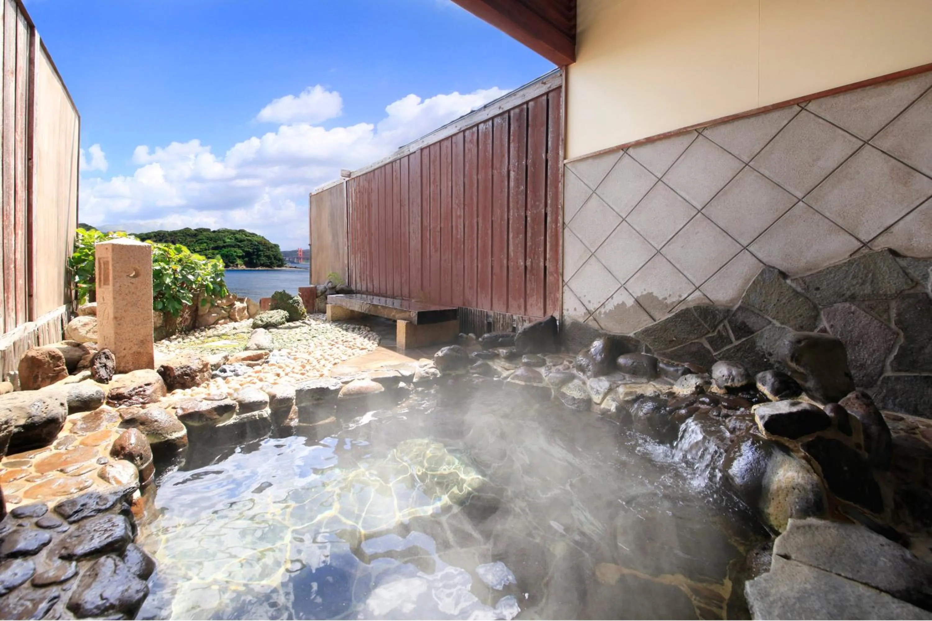 Hot Spring Bath in Hirado Kaijyo Hotel