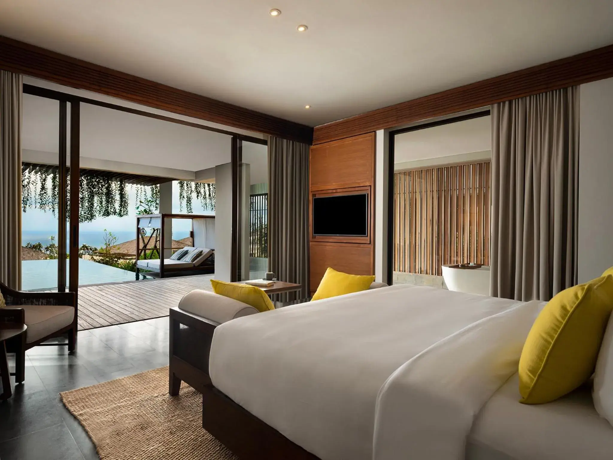 Photo of the whole room, Bed in Six Senses Uluwatu Photo of the whole room, Bed in Six Senses Uluwatu