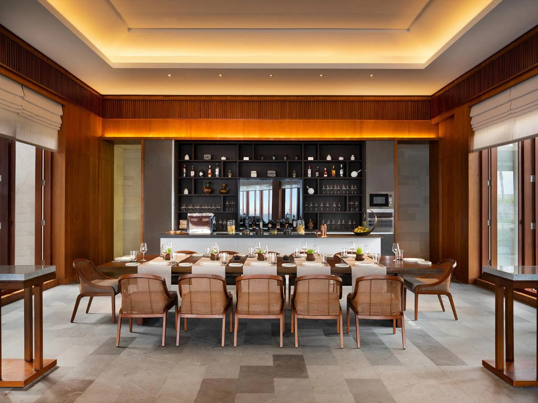 Seating area in Six Senses Uluwatu