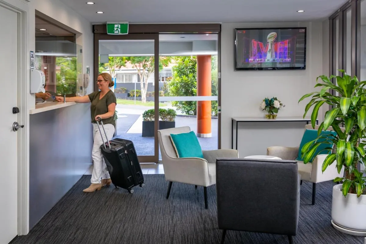 Lobby or reception in Essence Apartments Chermside