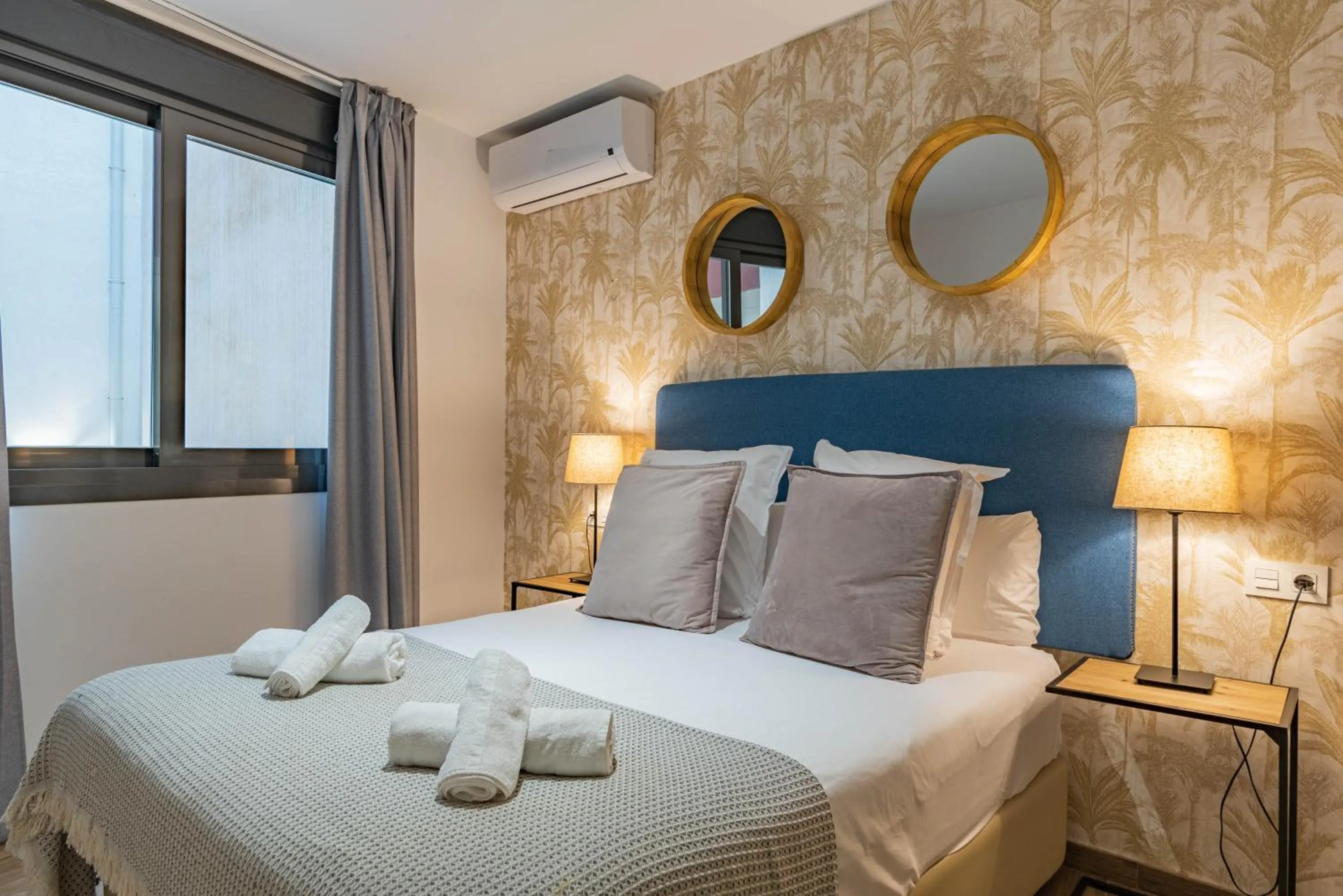 Bed in Feelathome Mártires Apartments