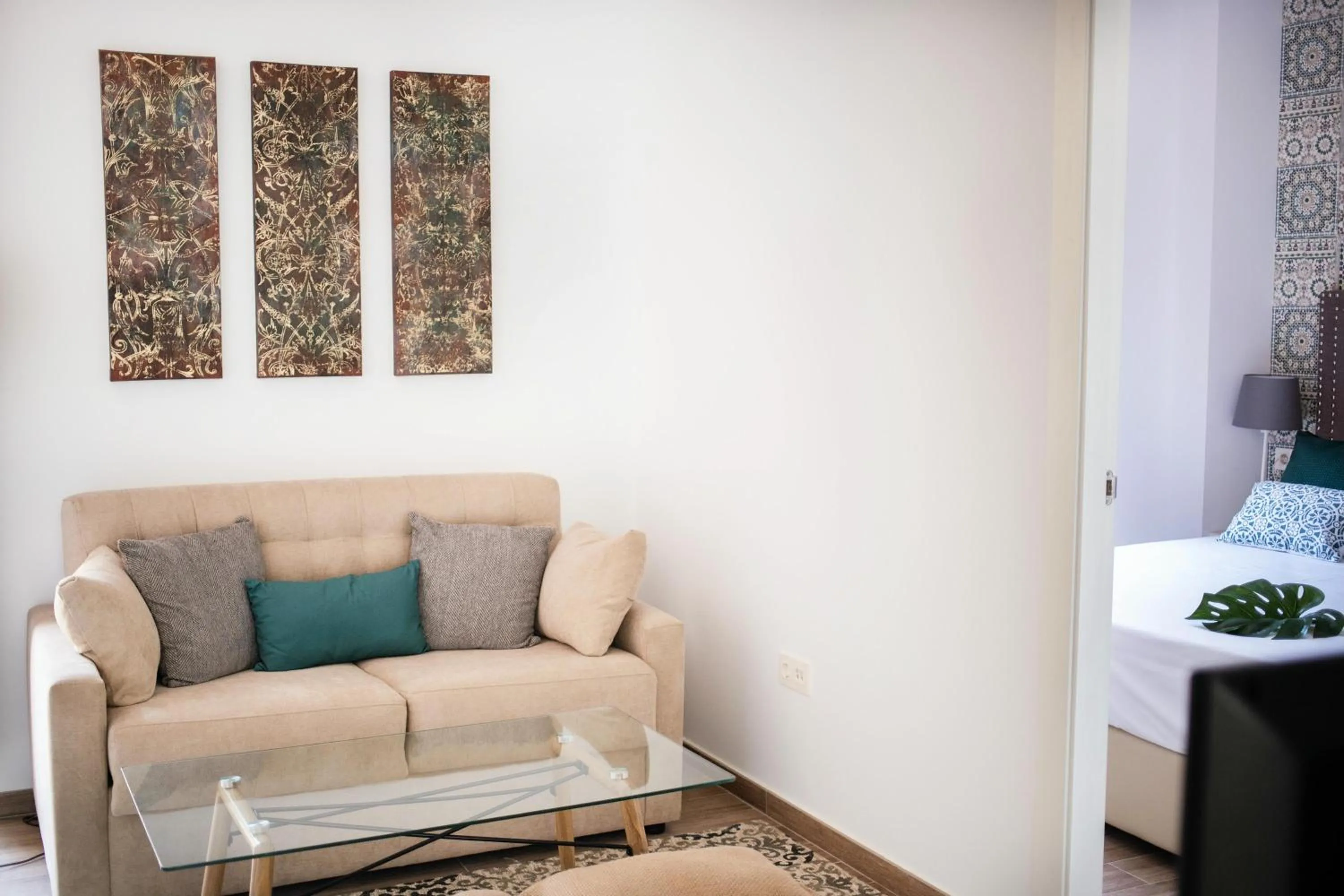 Living room in Feelathome Mártires Apartments