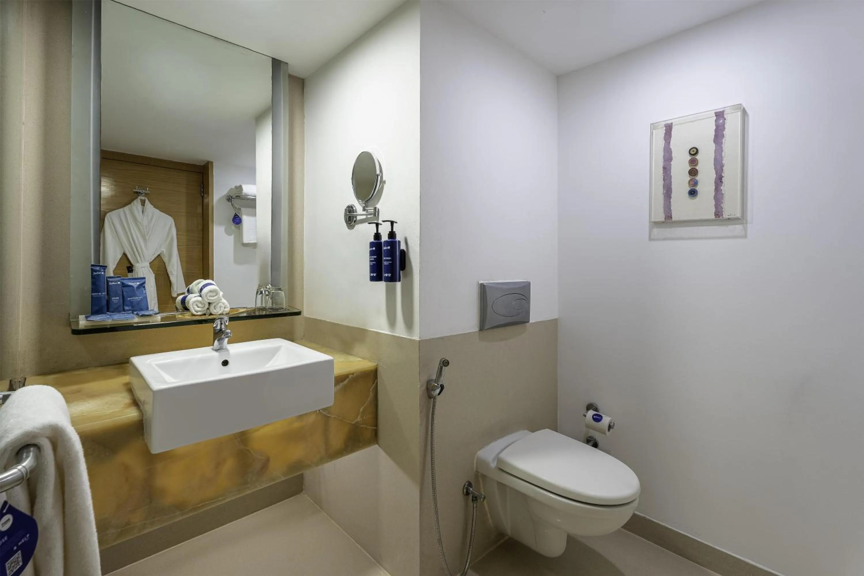 Bathroom in Radisson Blu Hotel Pune Kharadi
