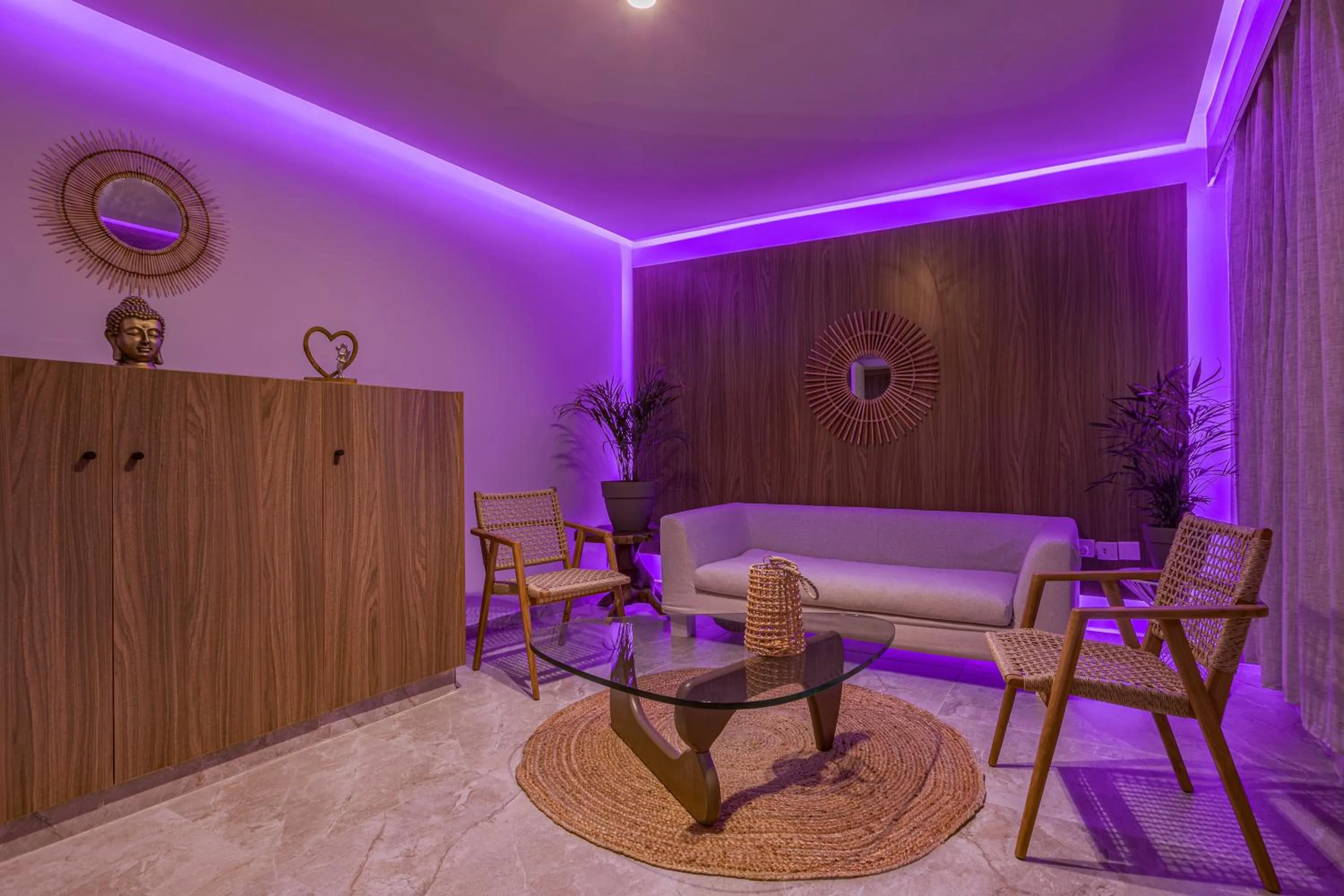 Living room in So White Beach Resort