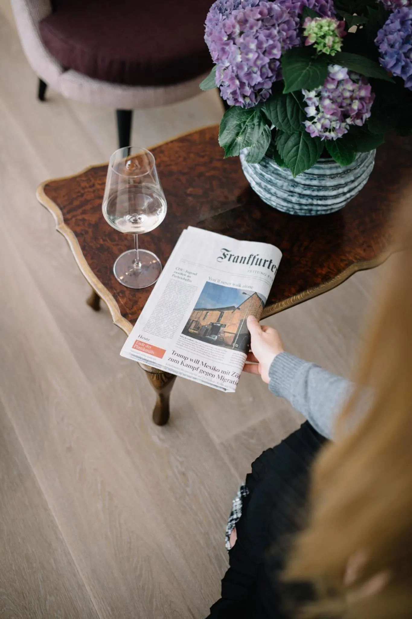 Lobby or reception in Garni-Hotel Der Forsterhof