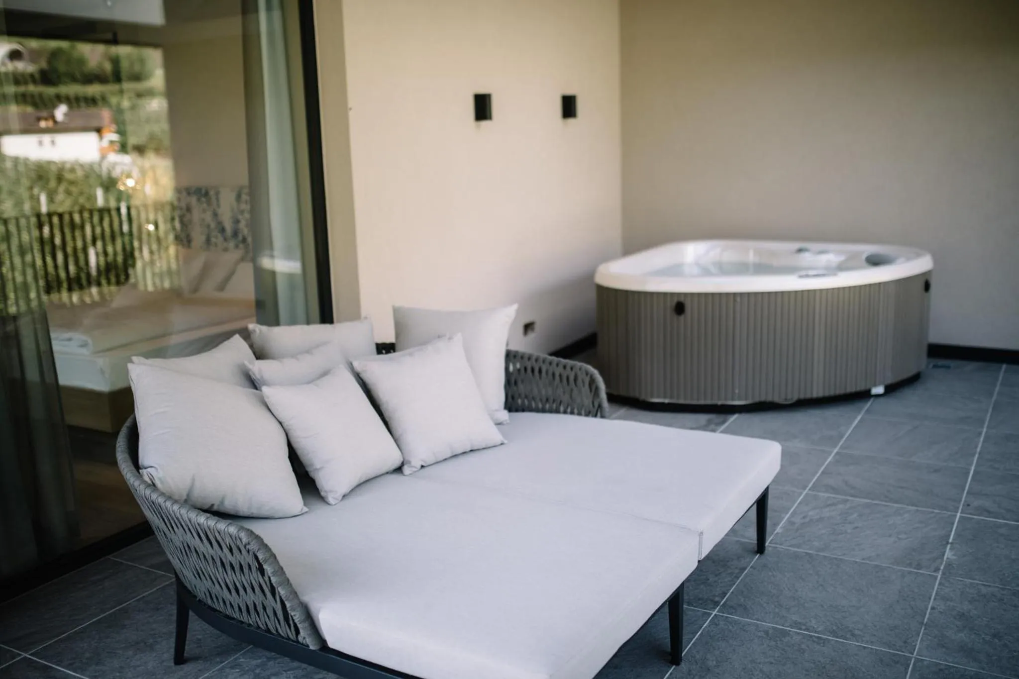 Hot Tub in Garni-Hotel Der Forsterhof