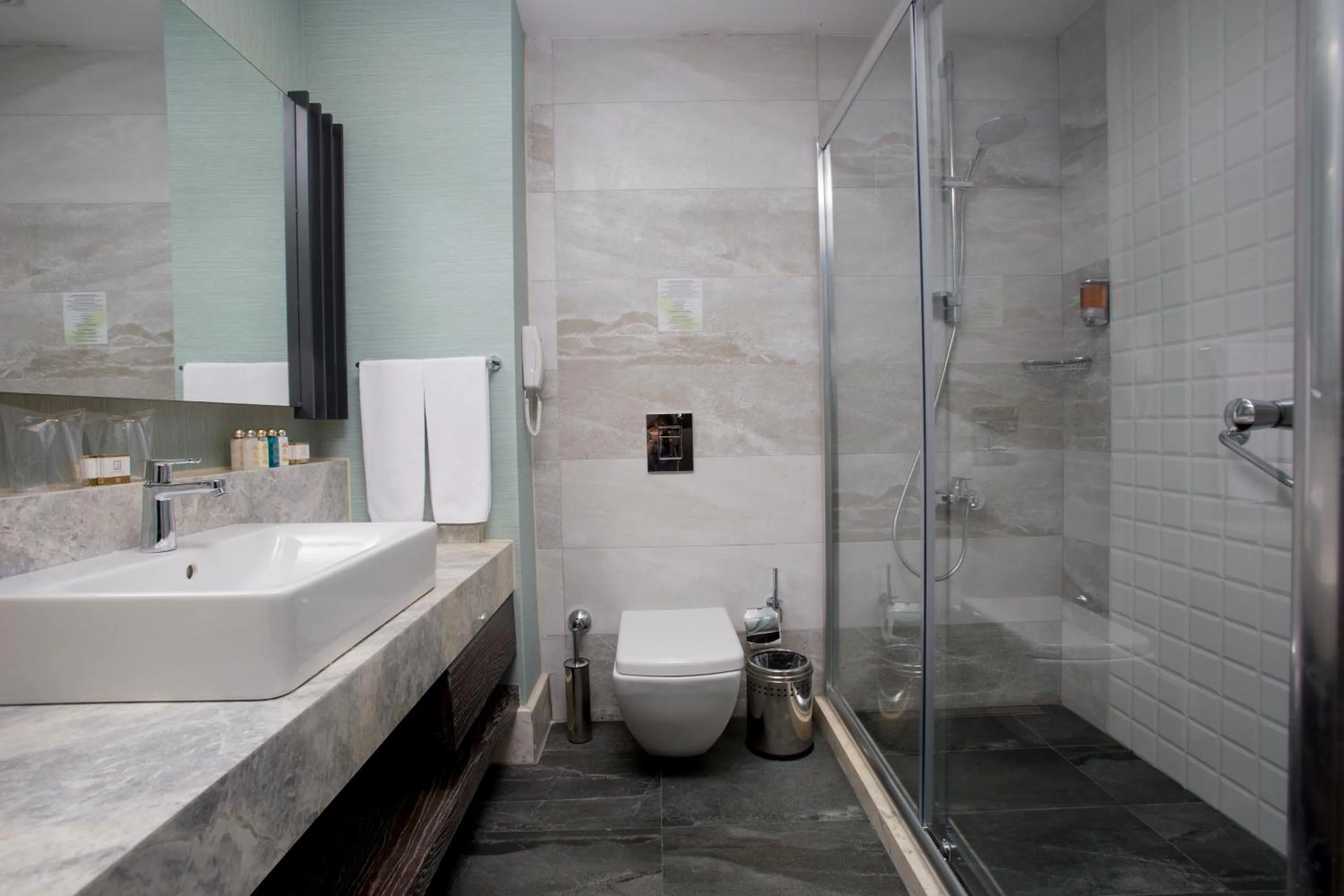 Shower in Fame Residence Lara & Spa