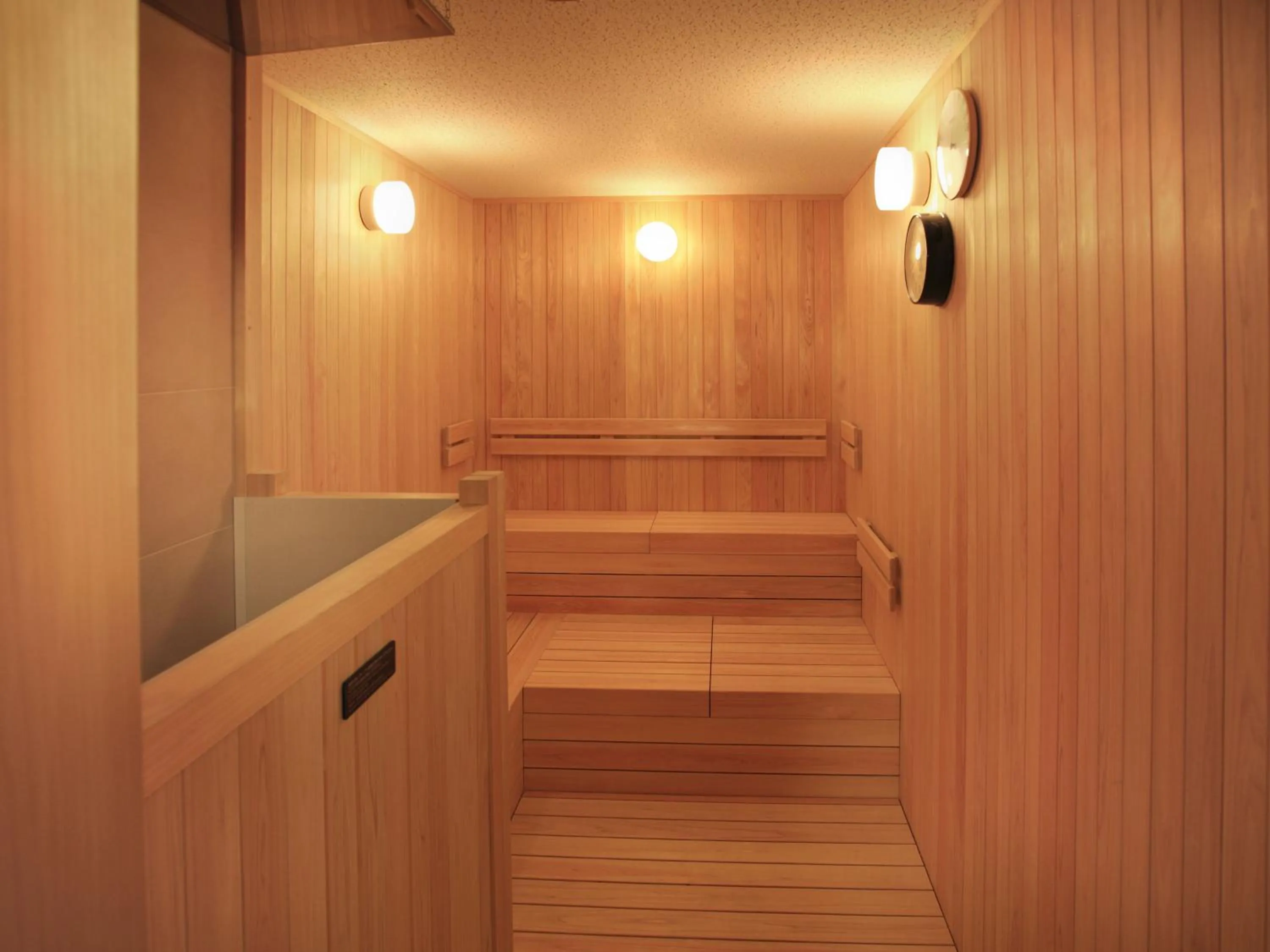 Sauna in Hotel Elcient Kyoto Hachijoguchi