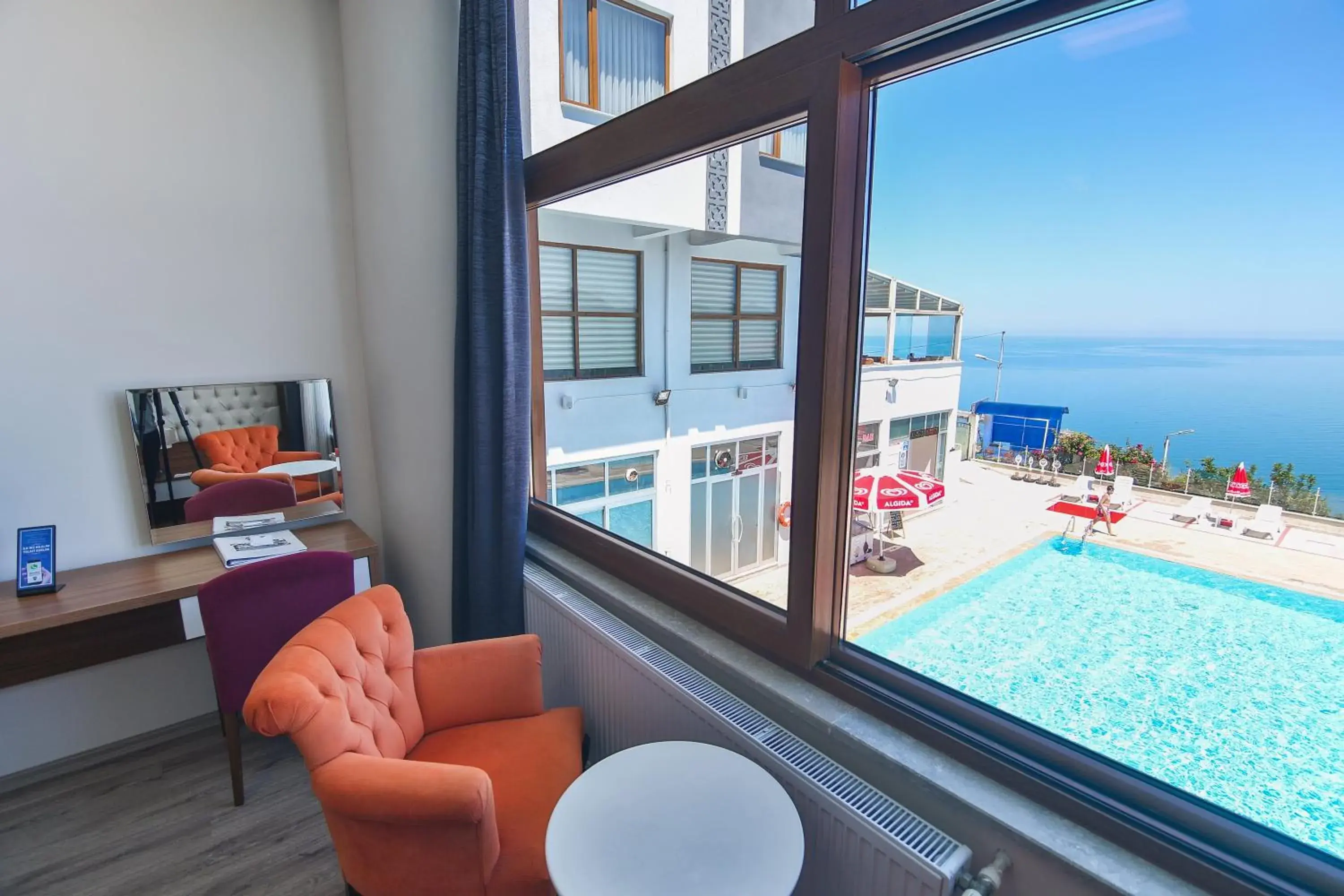 Pool view in Amasra Diamond Hotel Pool view in Amasra Diamond Hotel