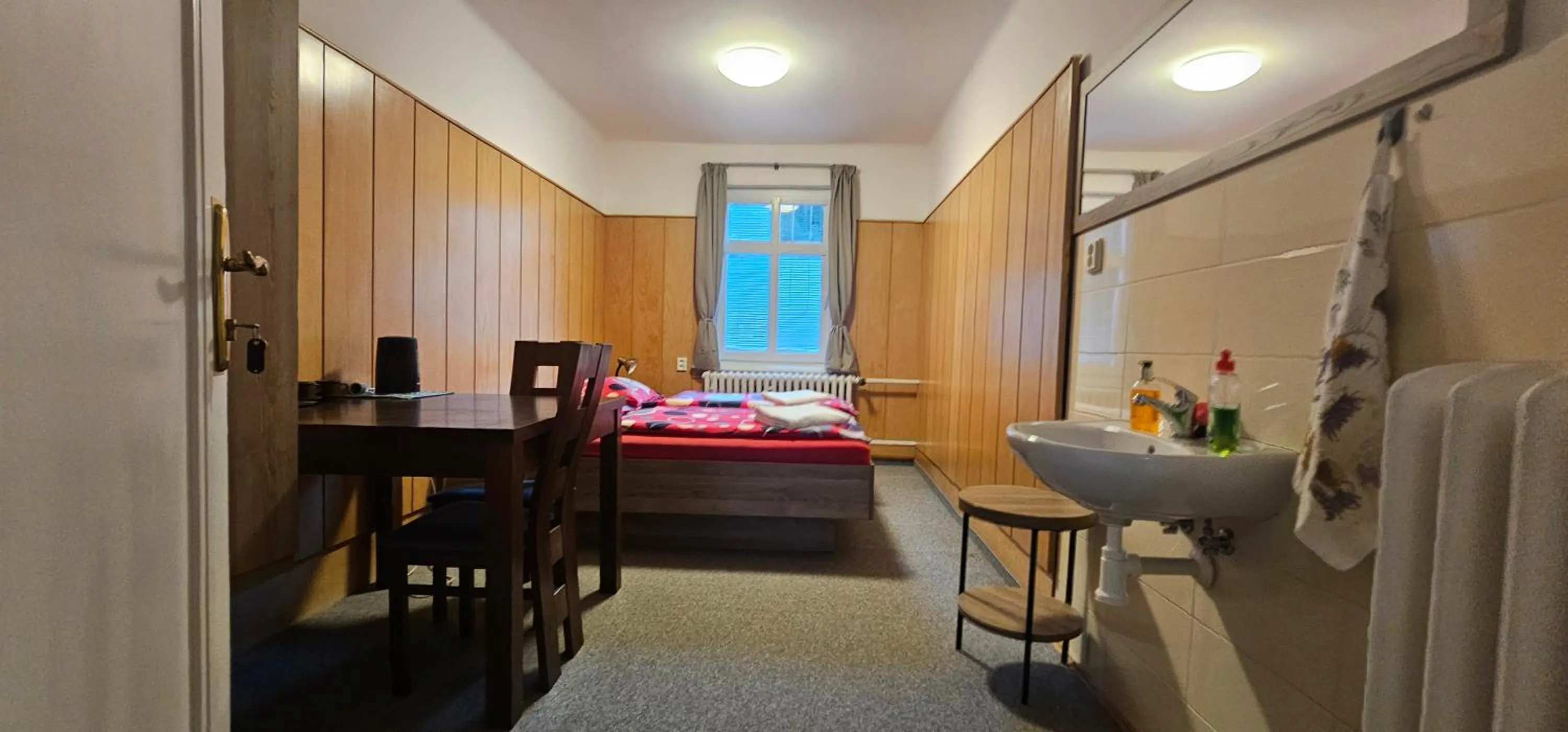 Bedroom, Bed in Hostel Fortuna