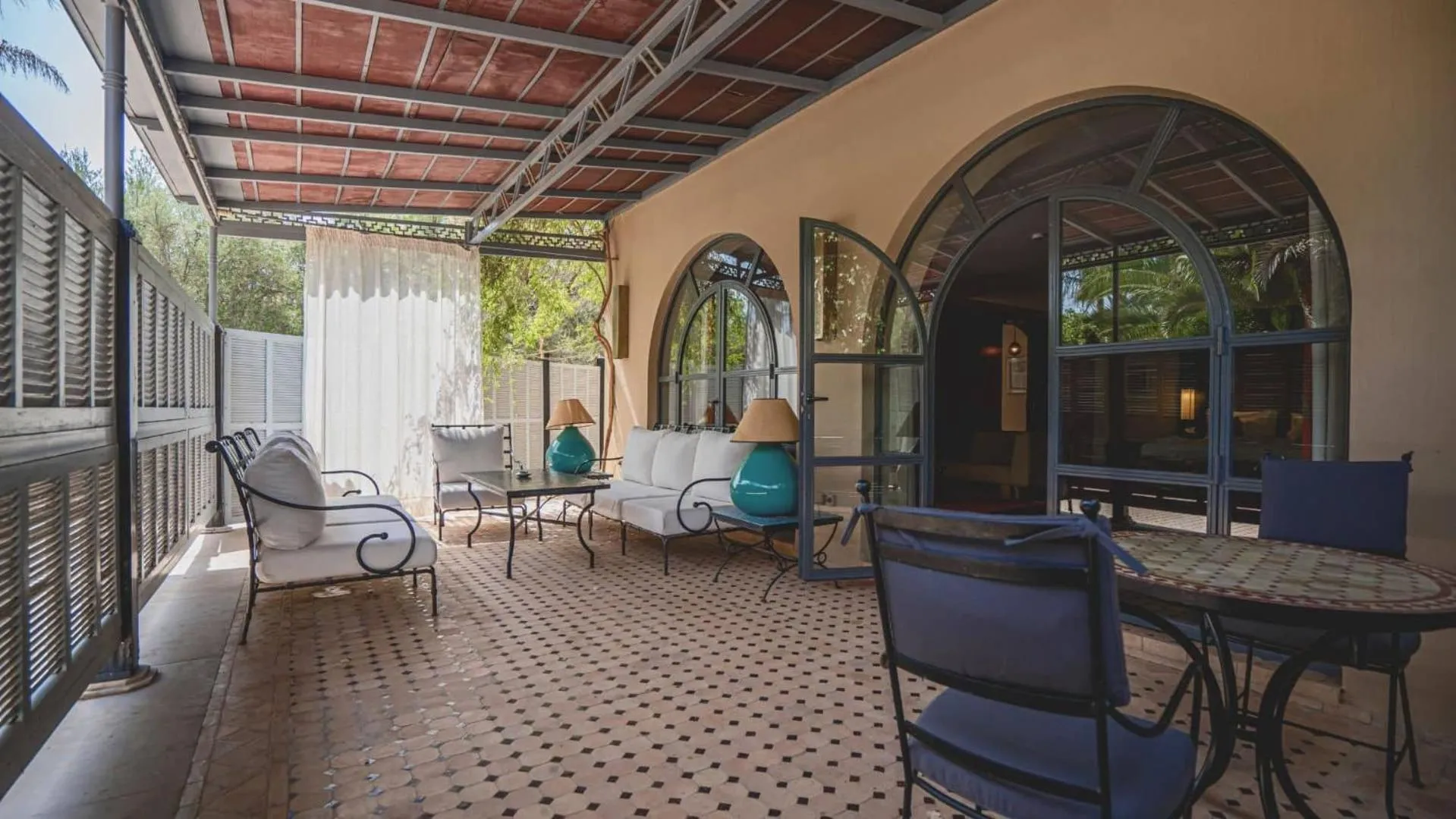 Patio in Palais Mirage d'Atlas, Suites de Luxe & Spa