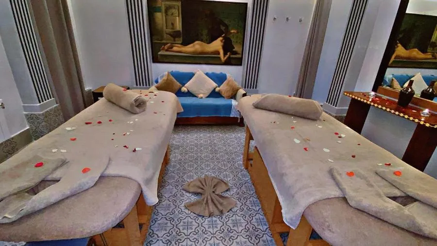 Spa and wellness centre/facilities in Palais Mirage d'Atlas, Suites de Luxe & Spa