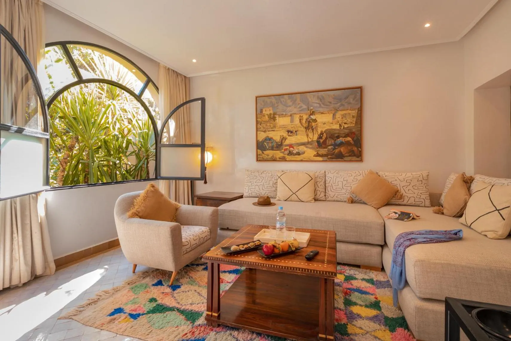 Living room in Palais Mirage d'Atlas, Hôtel & Spa