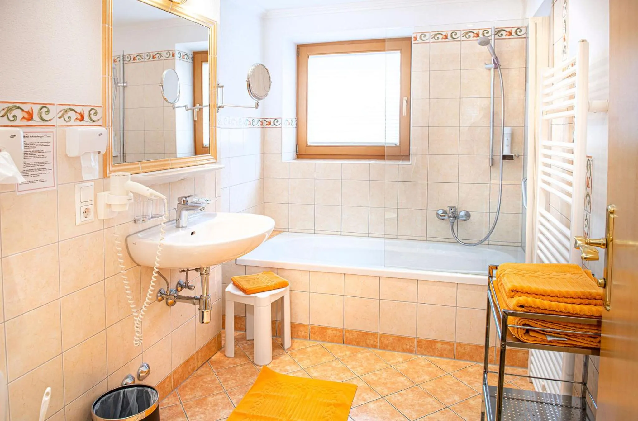 Bathroom in Hotel Schneeberger