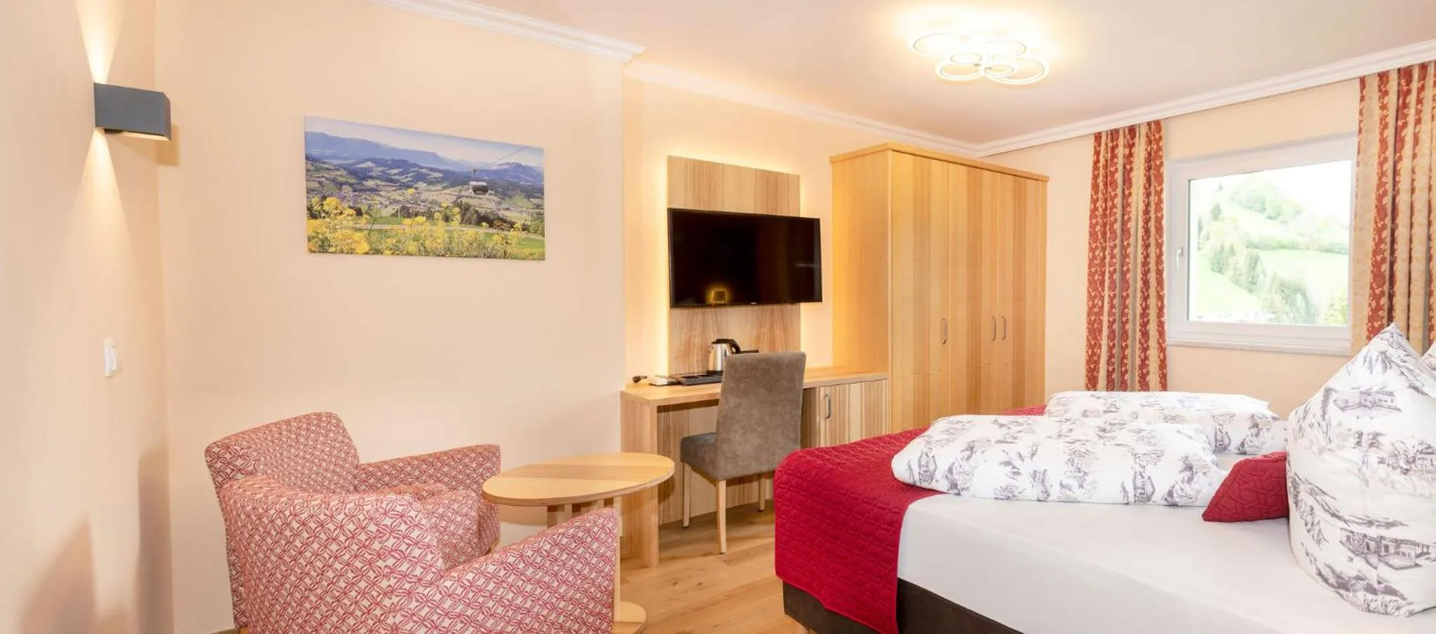 Photo of the whole room, Bed in Hotel Schneeberger