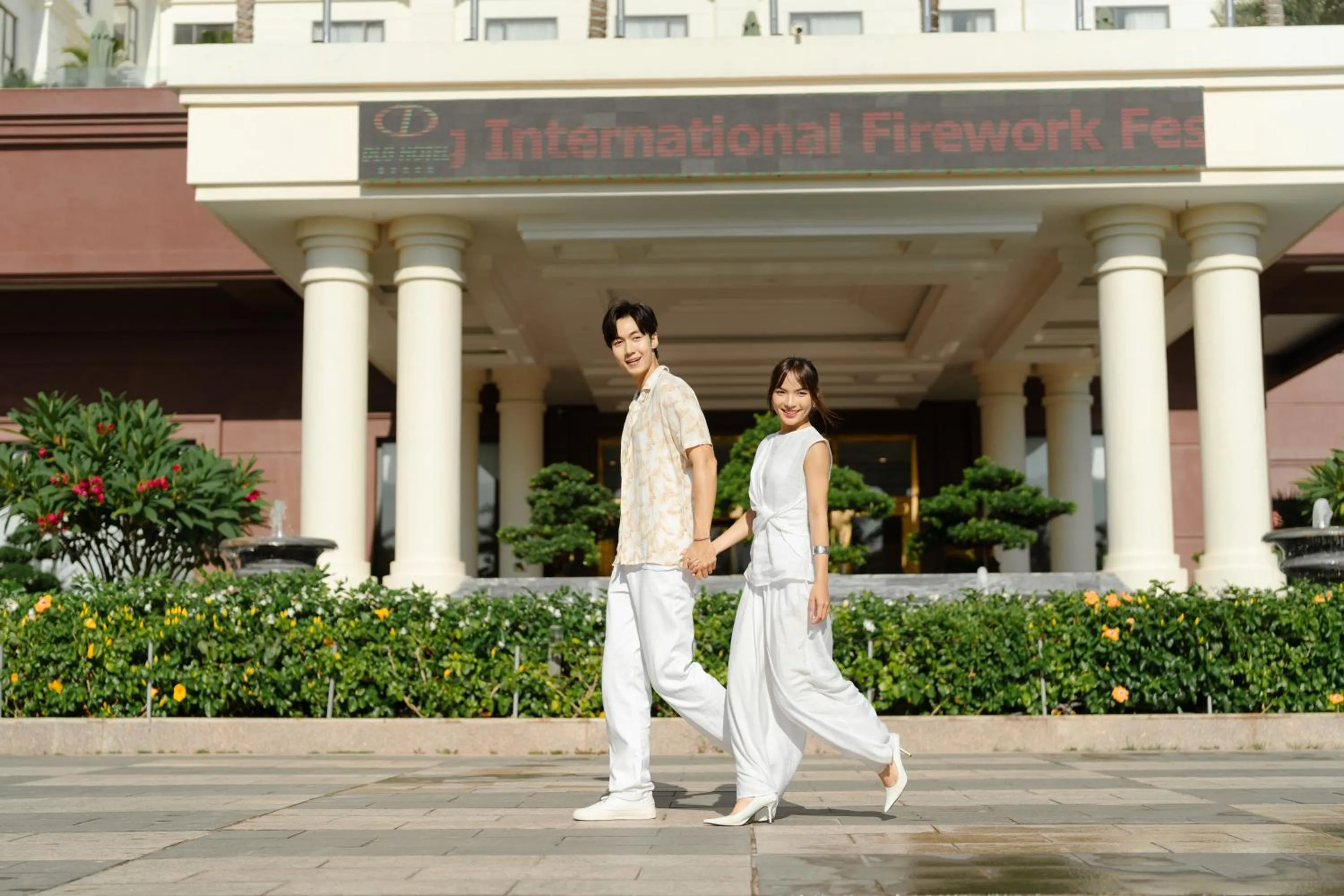 Facade/entrance in DLG Hotel Danang