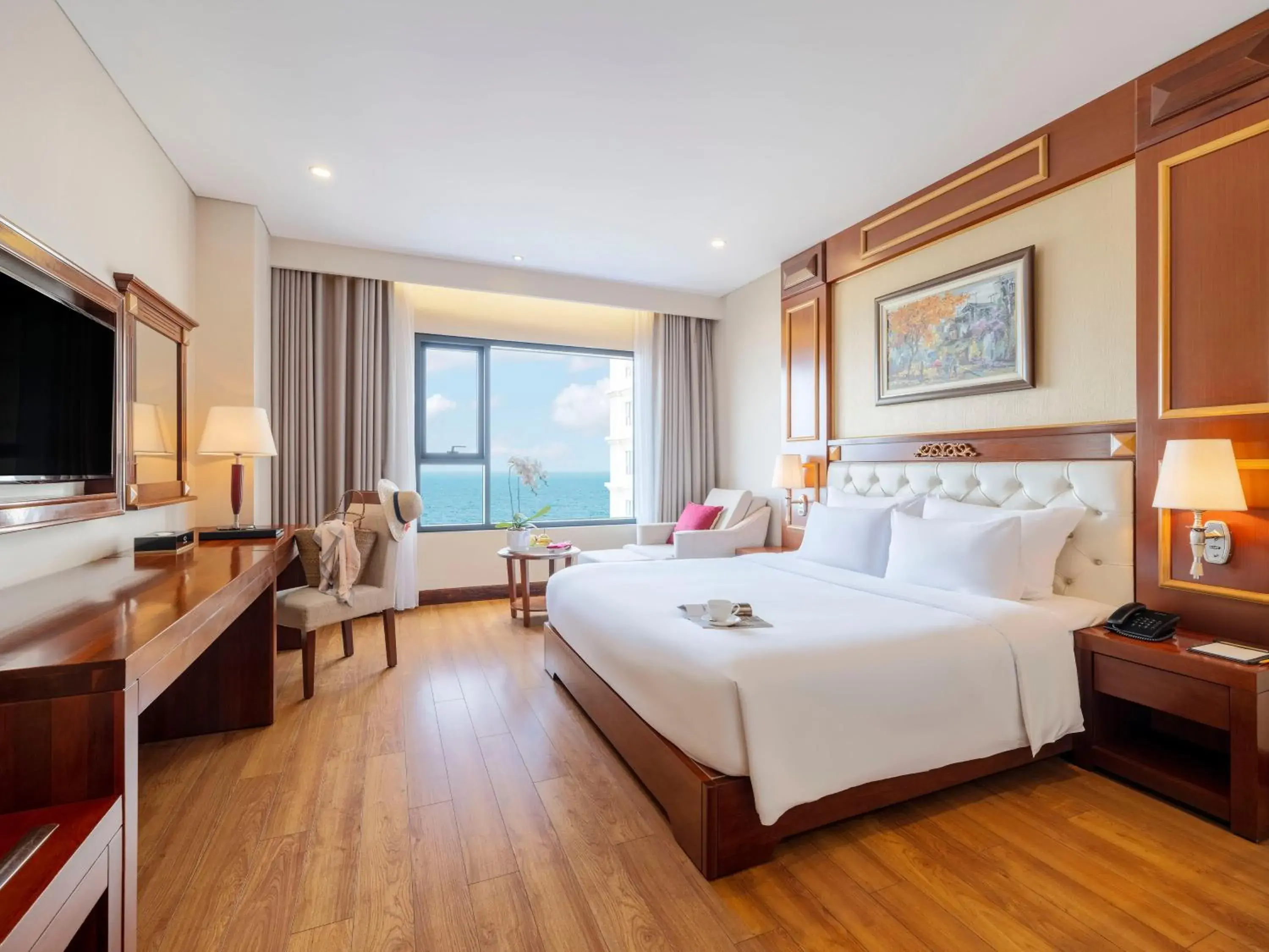 Photo of the whole room, Bed in DLG Hotel Danang Photo of the whole room, Bed in DLG Hotel Danang