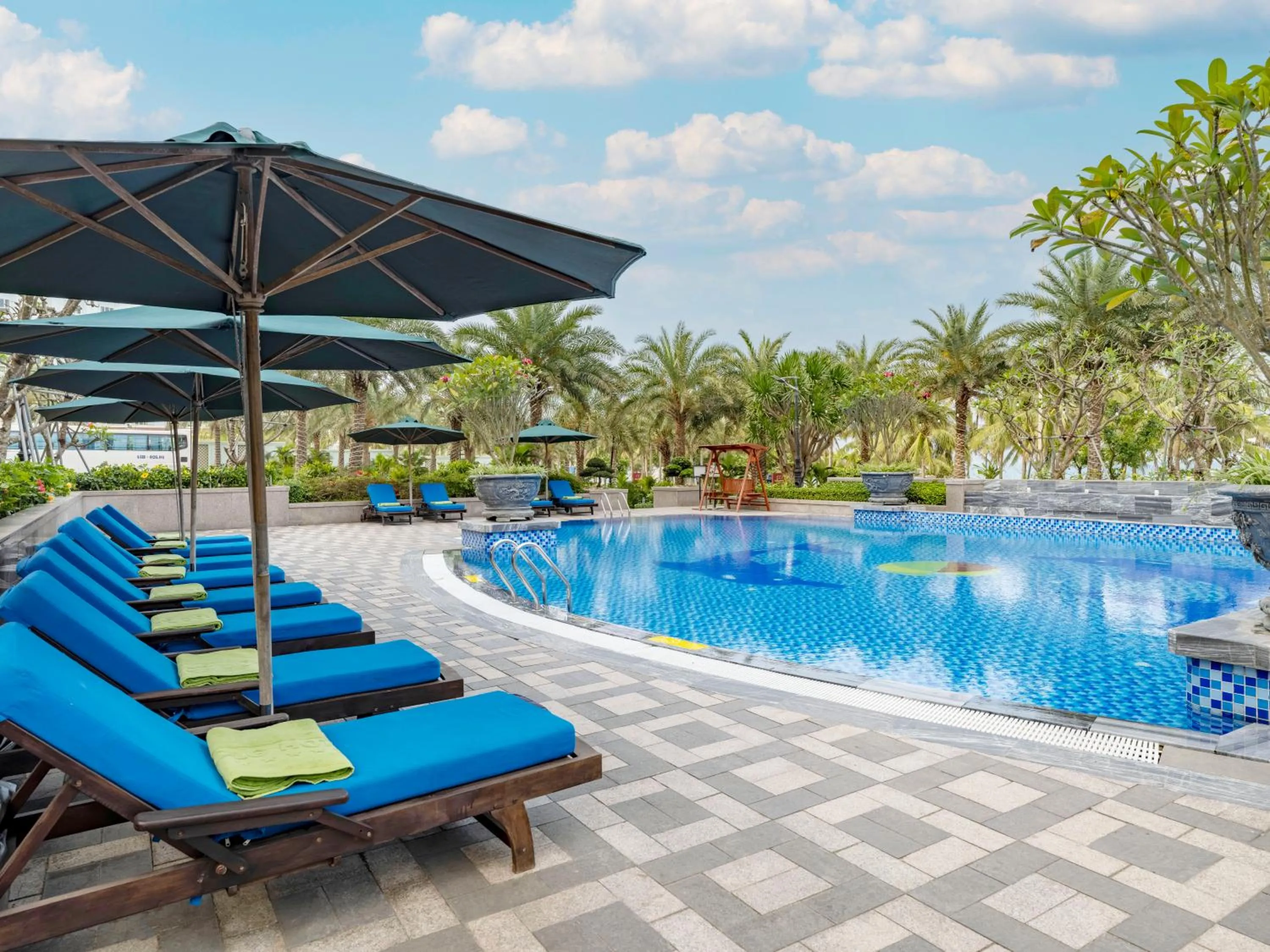 Swimming pool in DLG Hotel Danang