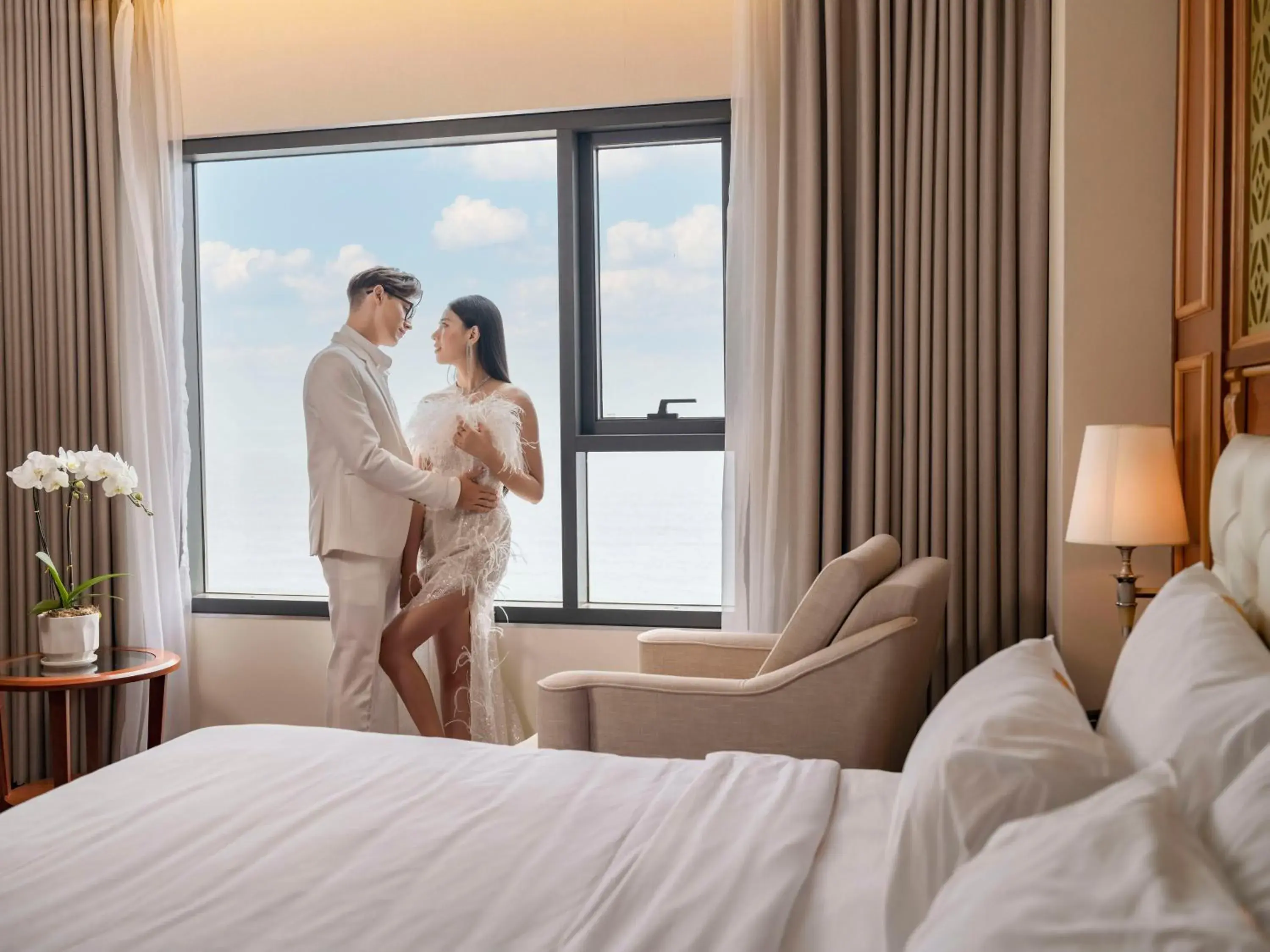 wedding, Bed in DLG Hotel Danang wedding, Bed in DLG Hotel Danang