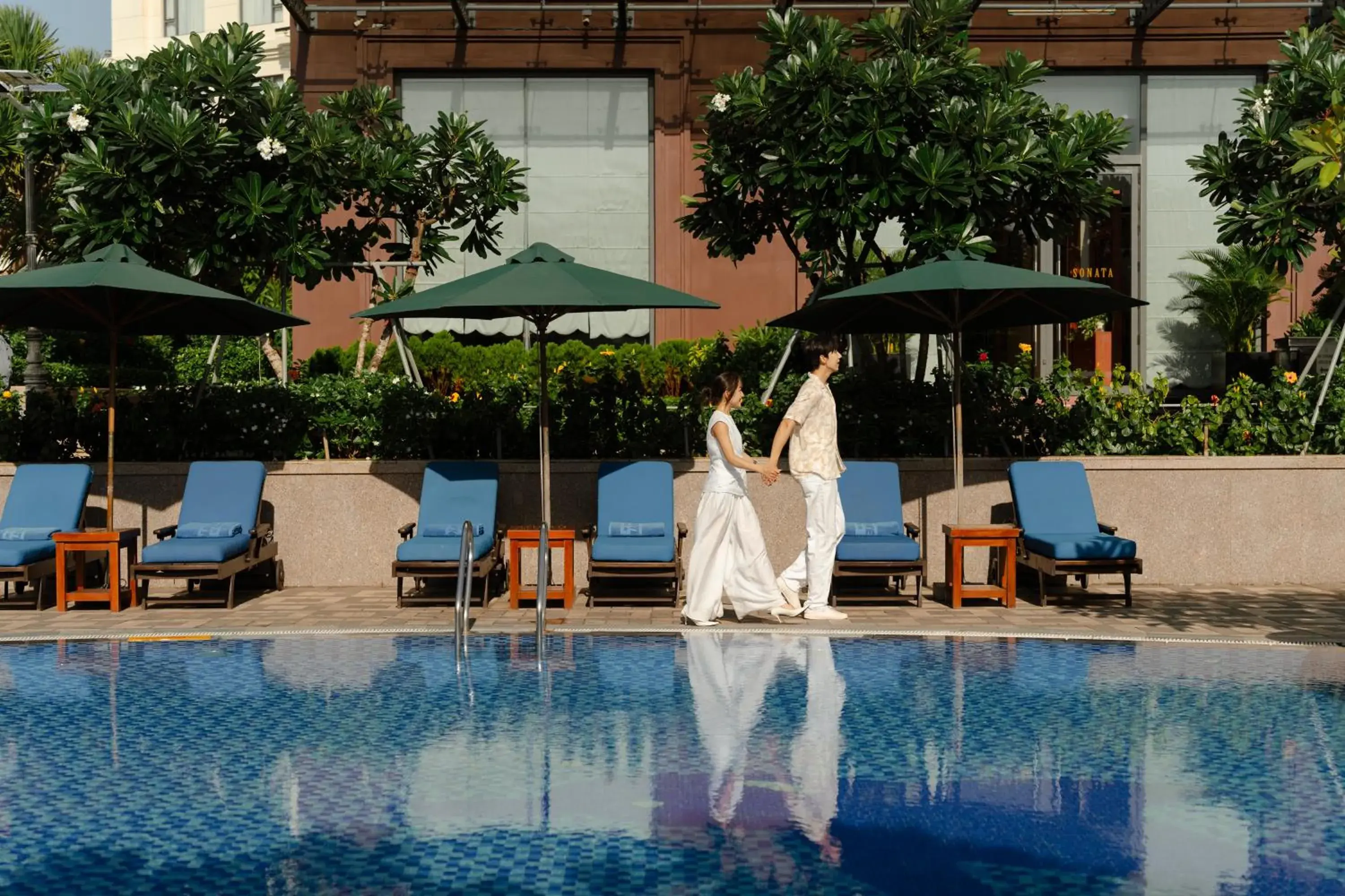 Swimming pool in DLG Hotel Danang Swimming pool in DLG Hotel Danang