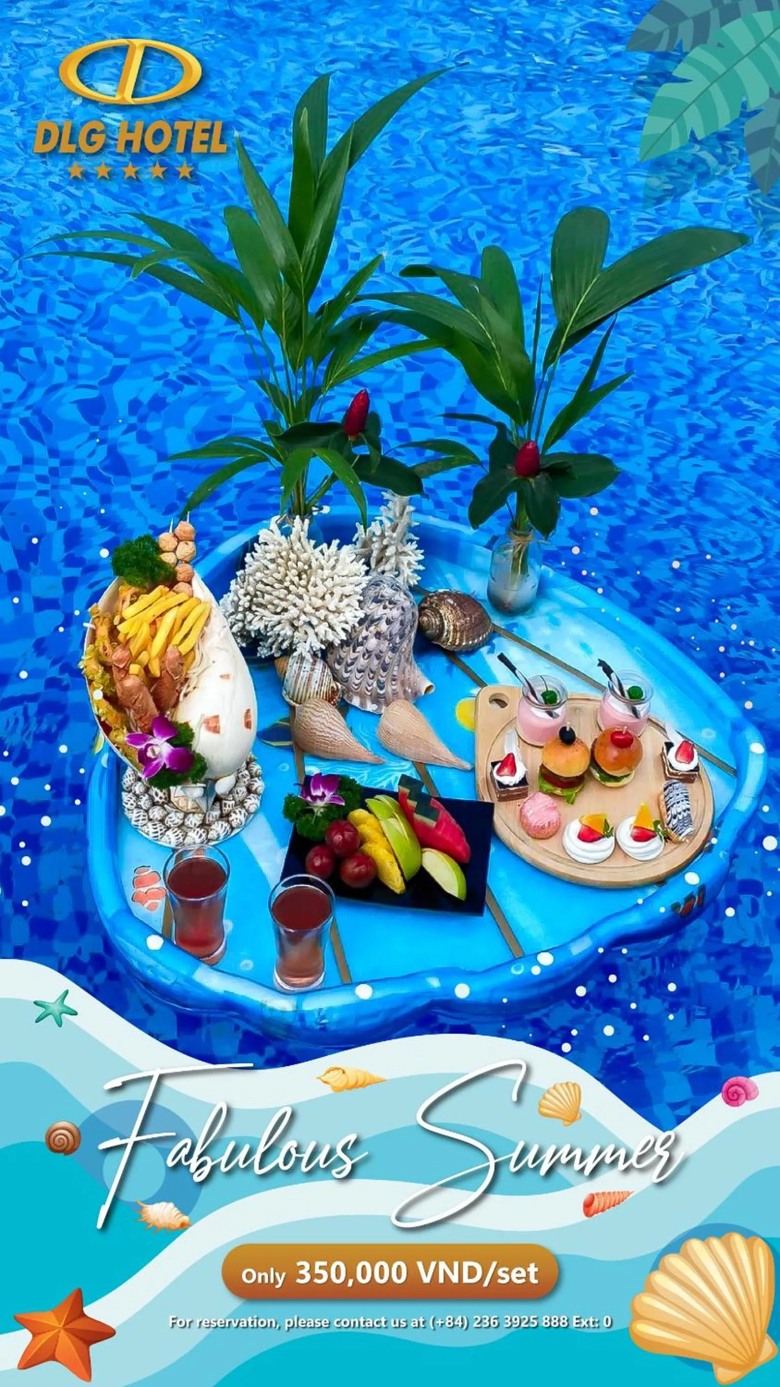 Food and drinks in DLG Hotel Danang