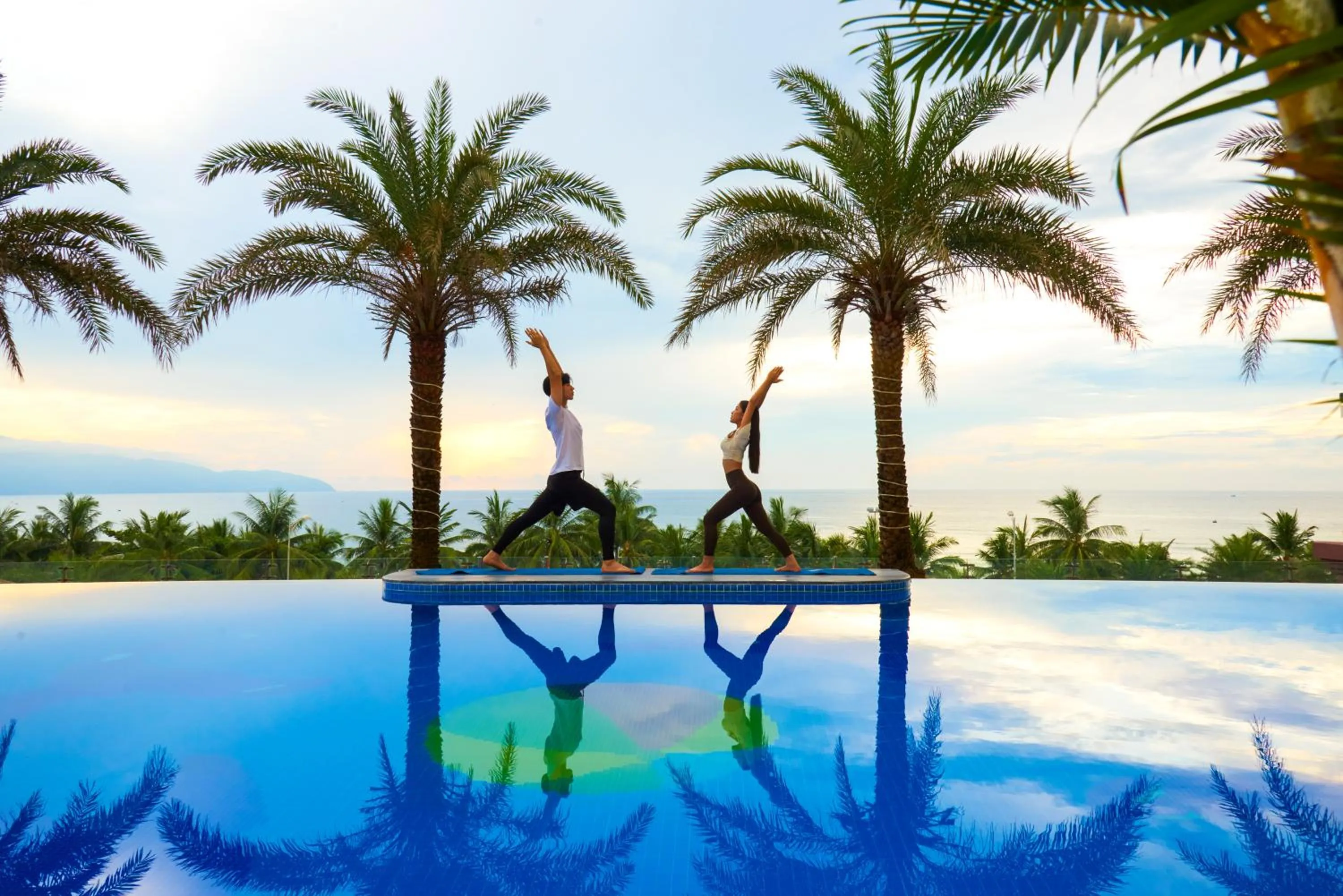 Swimming pool in DLG Hotel Danang