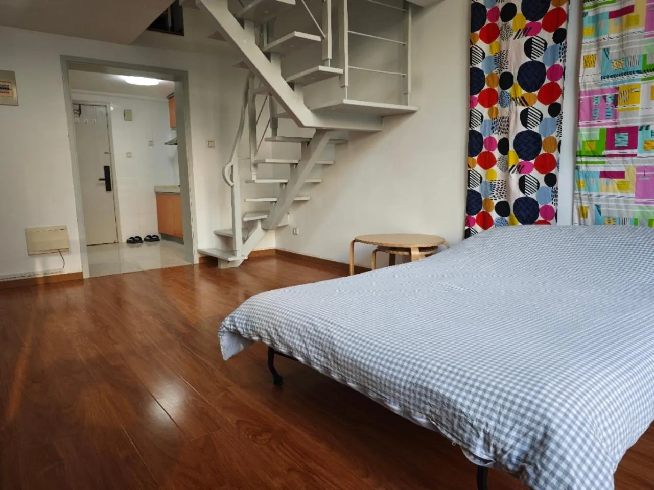 Bed in iNestin Shanghai Apt Xinjinqiao Road