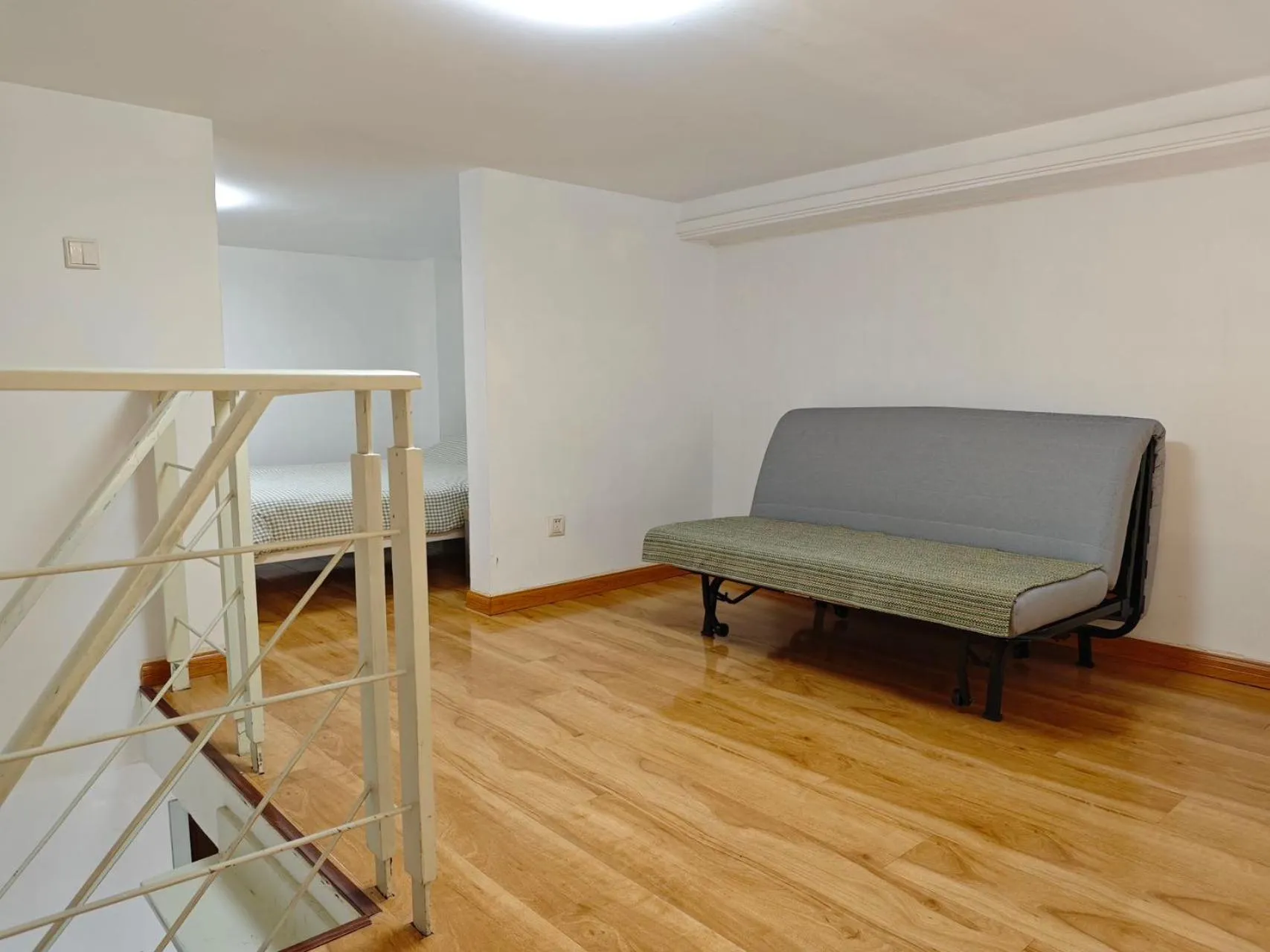 Bed in iNestin Shanghai Apt Xinjinqiao Road