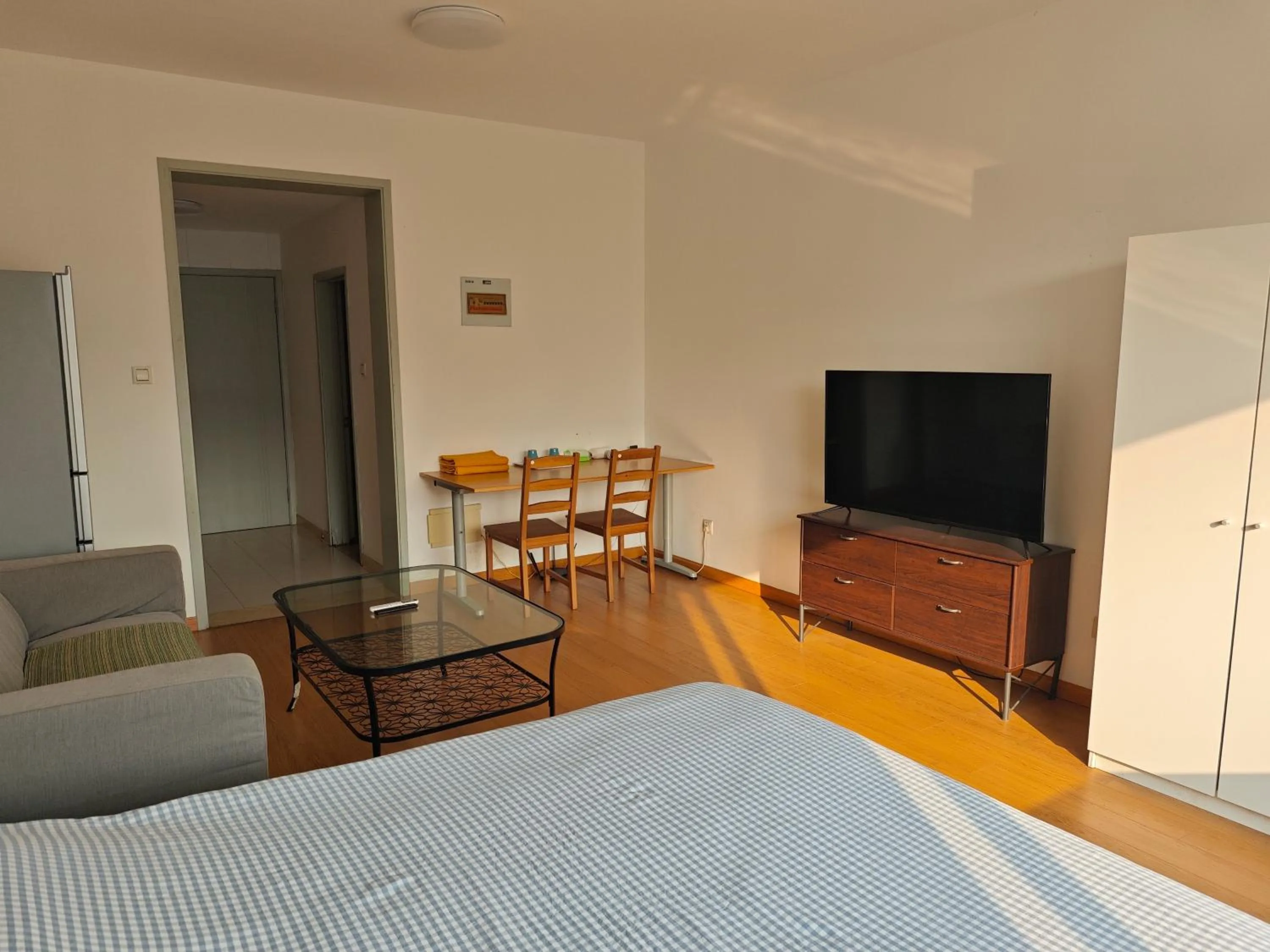 Bed in iNestin Shanghai Apt Xinjinqiao Road