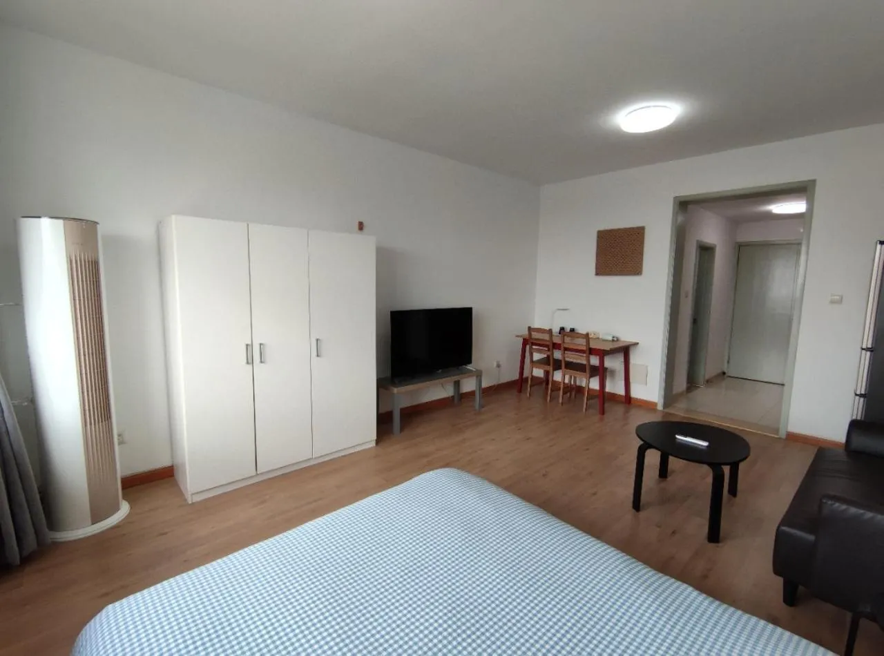 Bed in iNestin Shanghai Apt Xinjinqiao Road