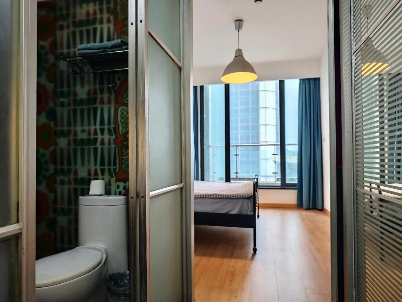 Bed in iNestin Shanghai Apt Jinzang Road