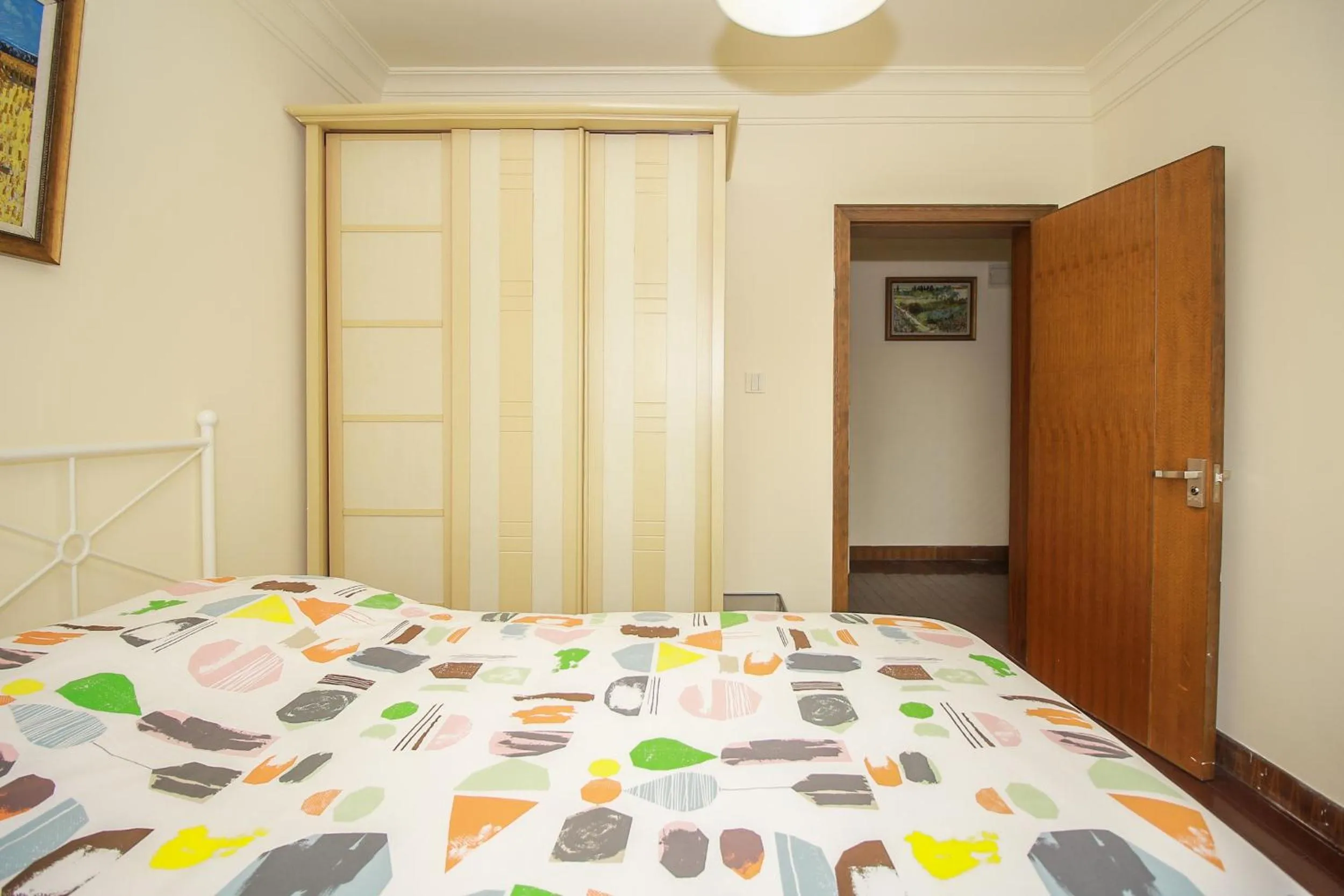 Bed in iNestin Shanghai Apt Hongfeng Road