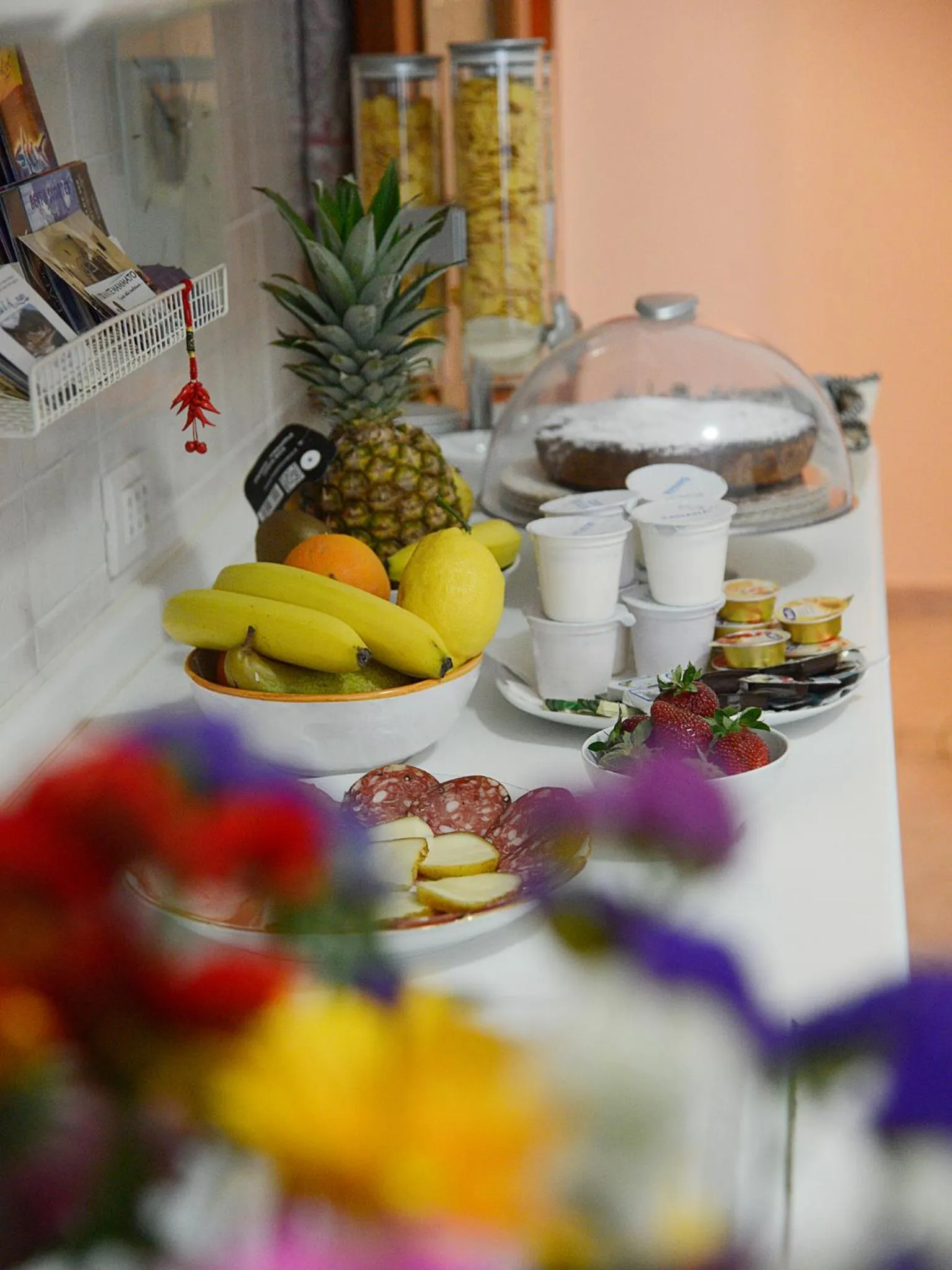 Food and drinks in B&B La casa D'amare