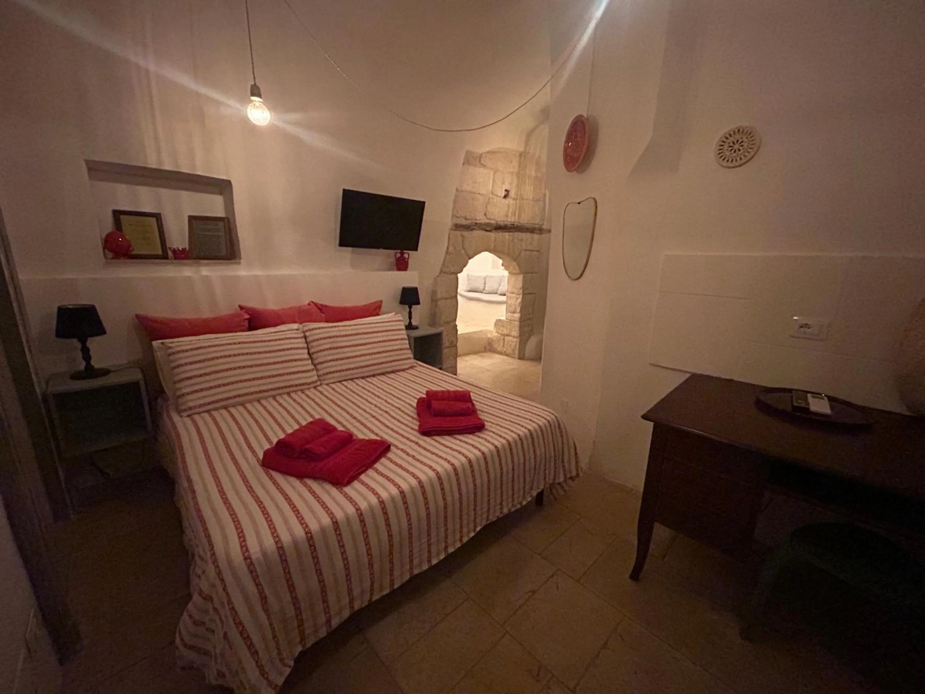 Bed in Masseria Pelosella B&B