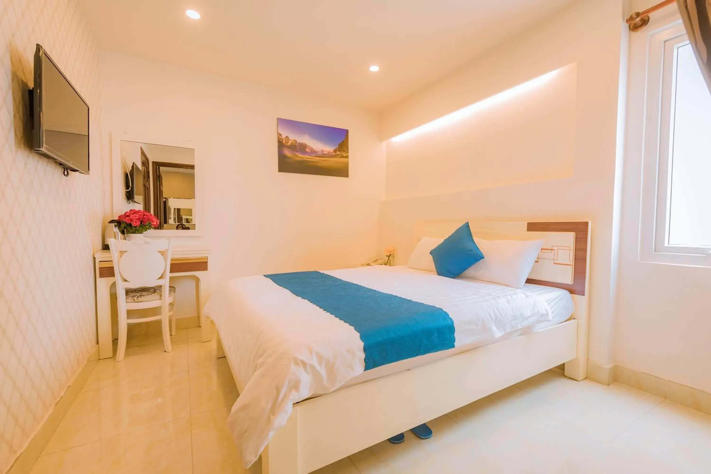 Bed in Thanh Thanh Hotel Bed in Thanh Thanh Hotel