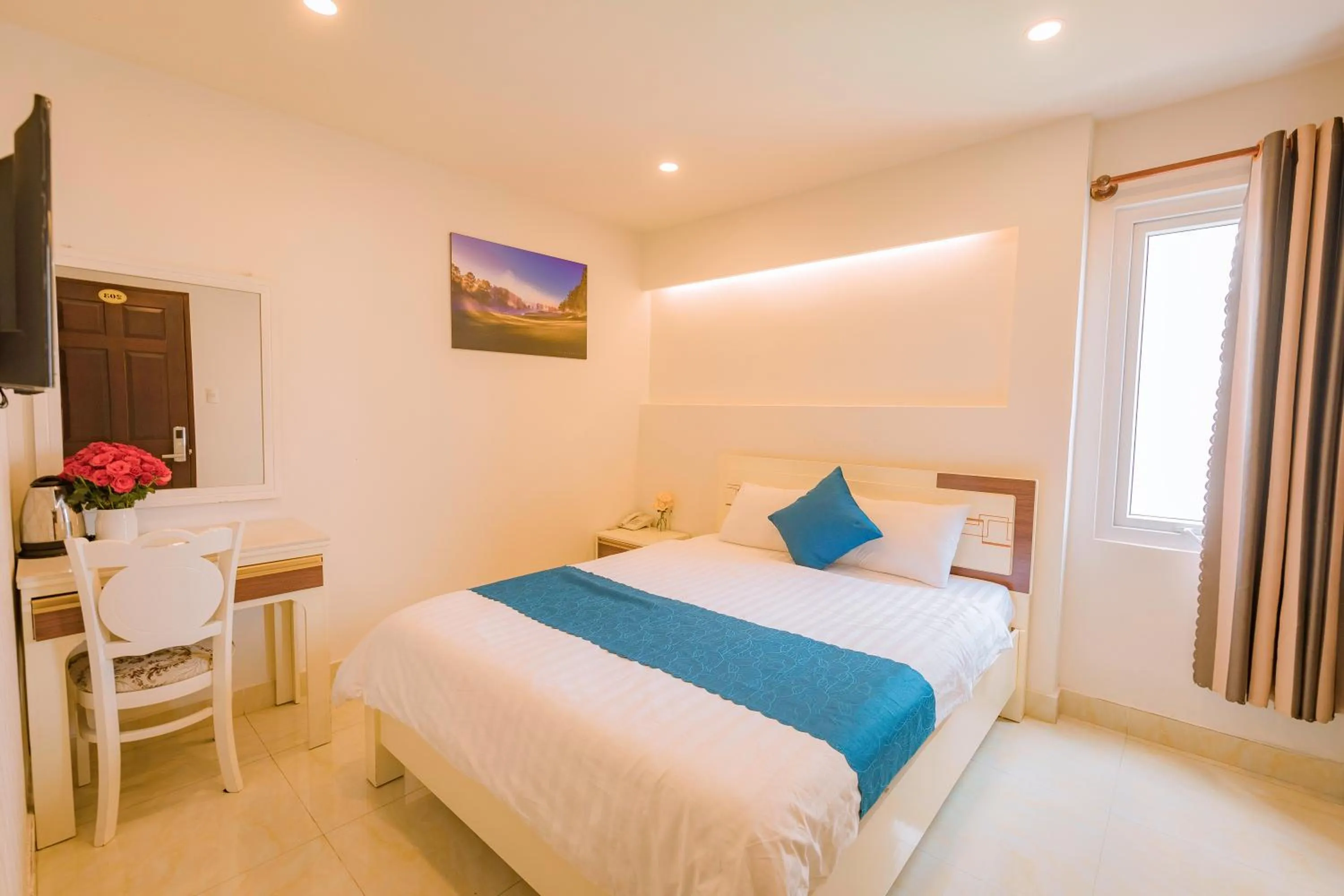 Bed in Thanh Thanh Hotel