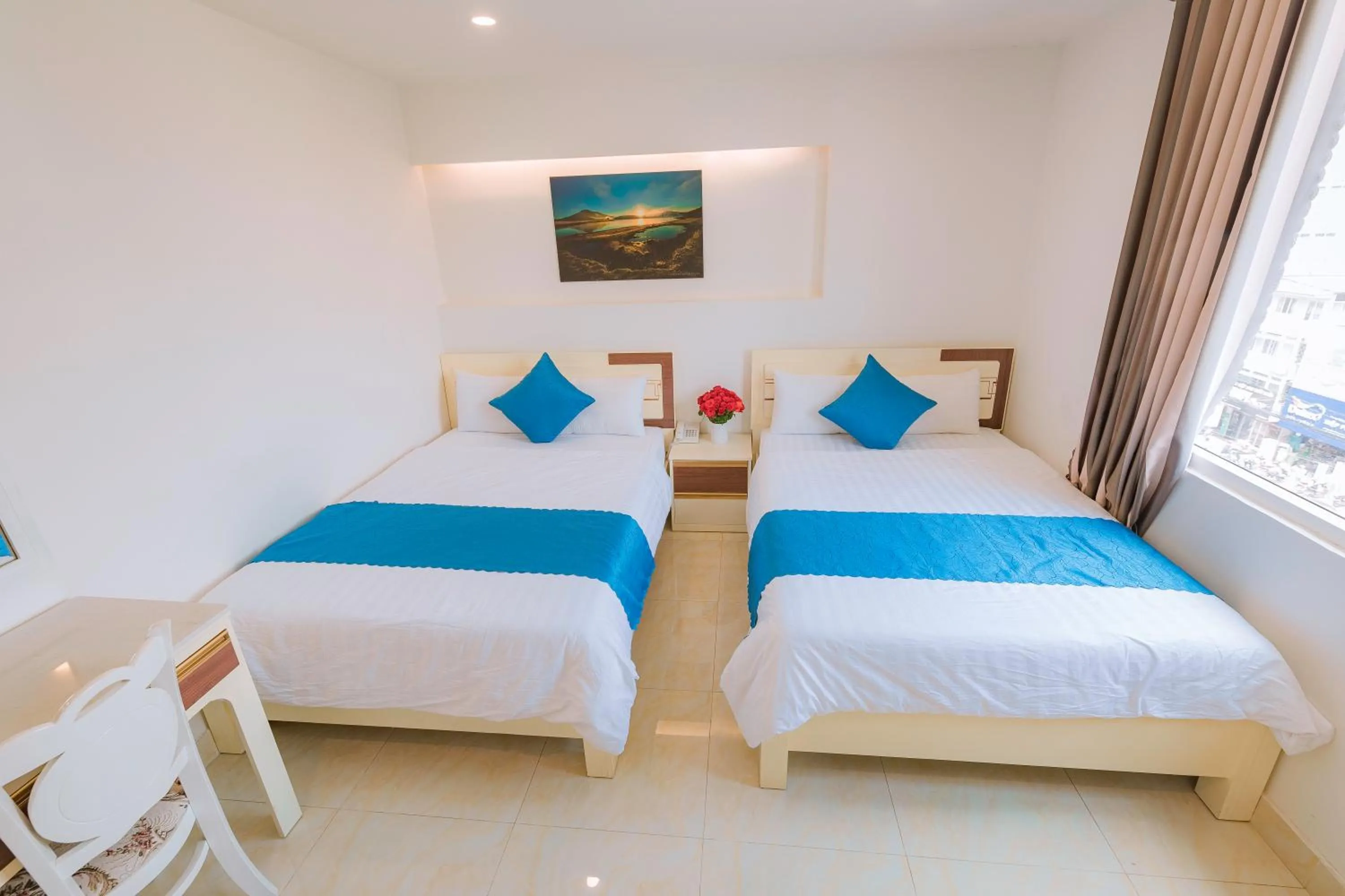 Bed in Thanh Thanh Hotel