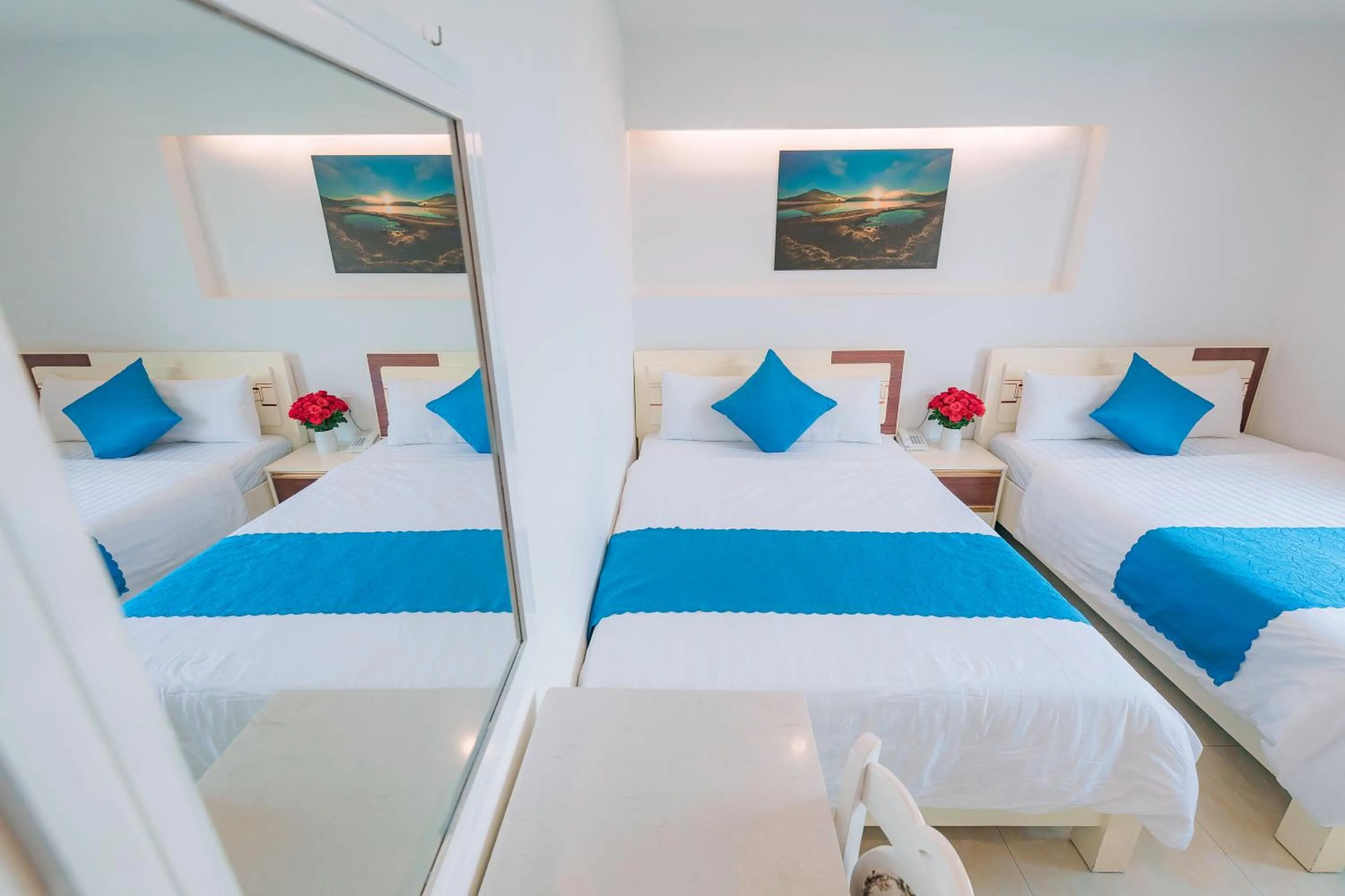 Bed in Thanh Thanh Hotel