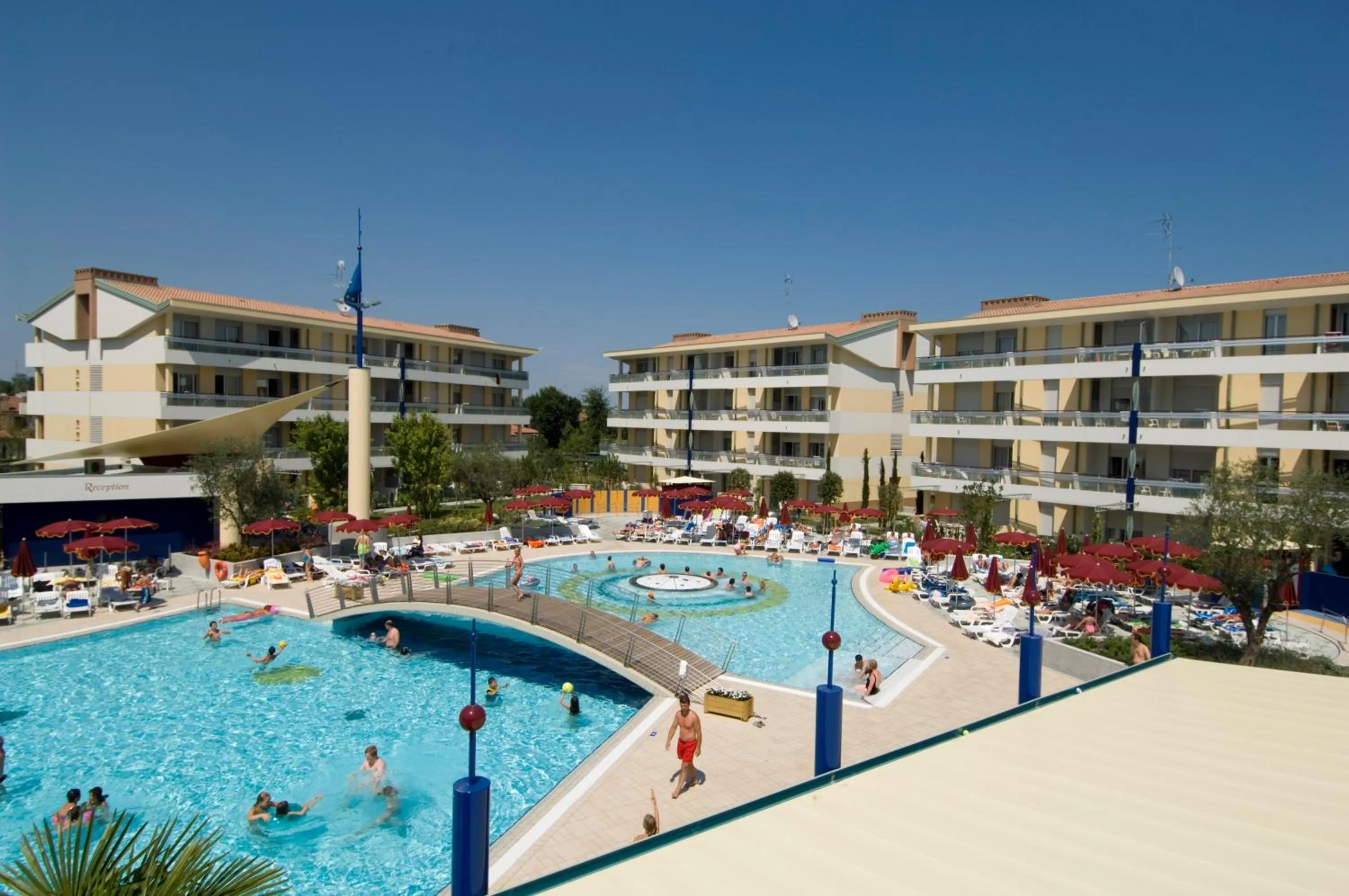 Pool view in Villaggio Planetarium Resort