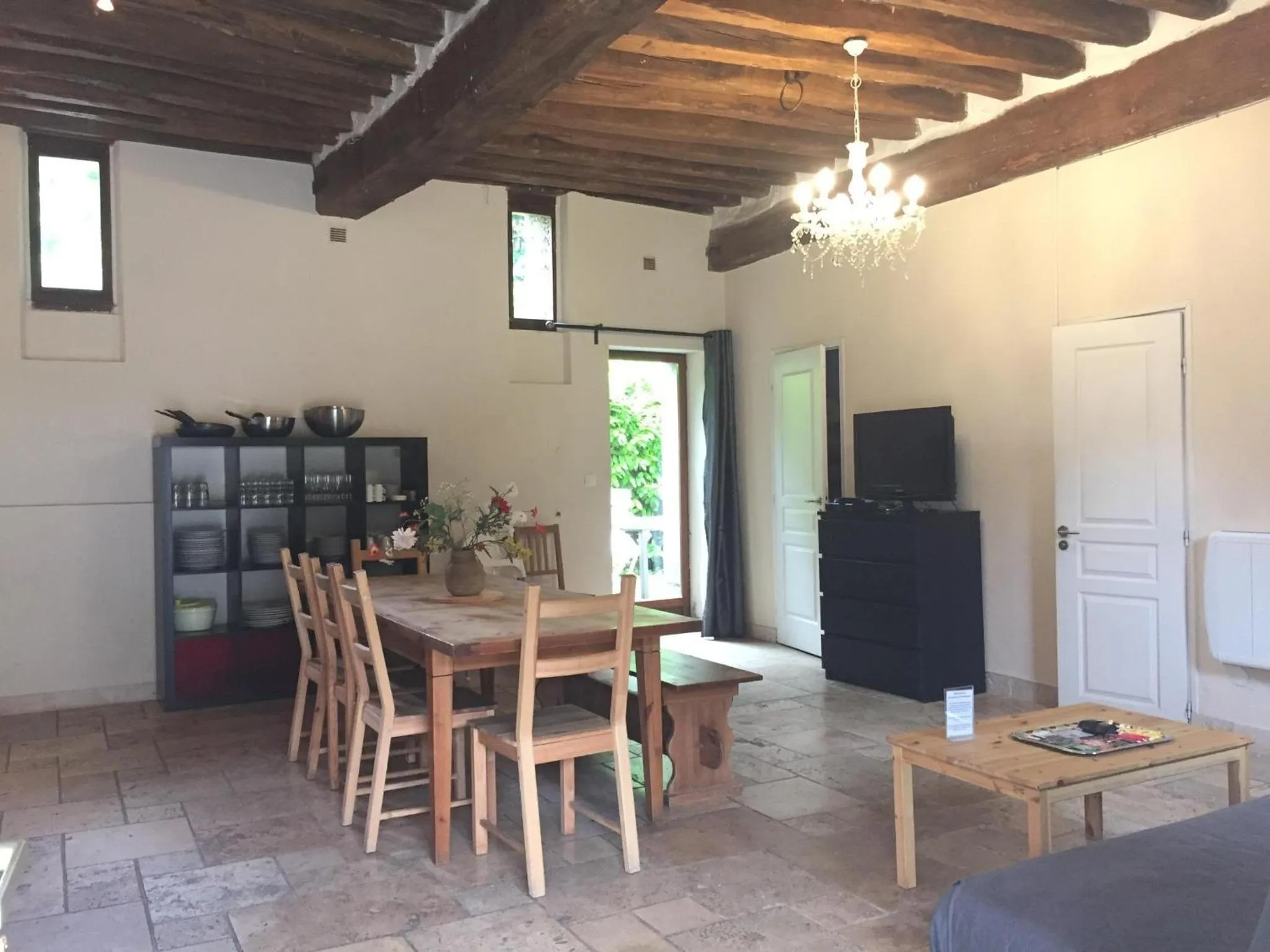 Dining area in La Ferme des Moulineaux