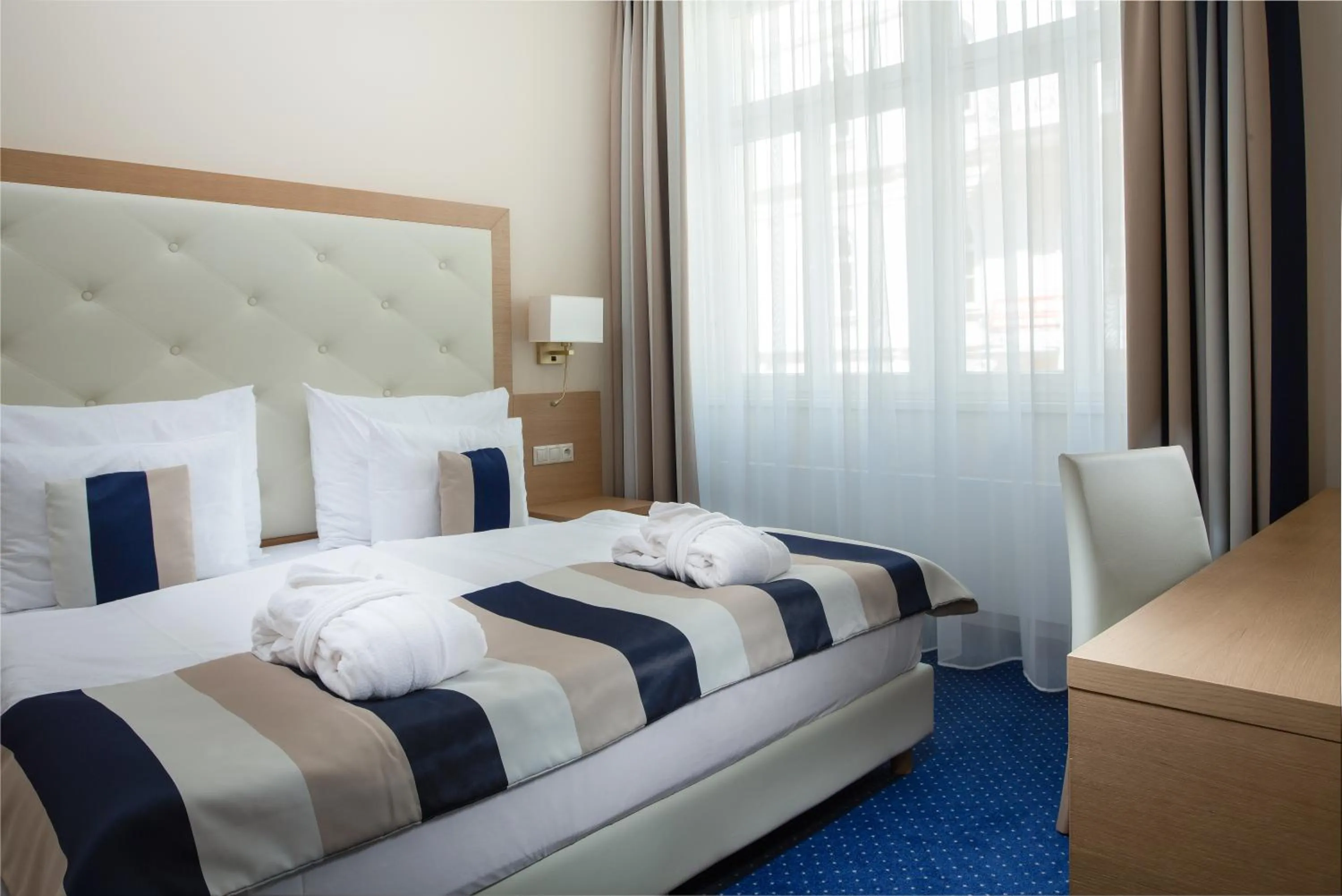 Bed in Grandhotel Nabokov