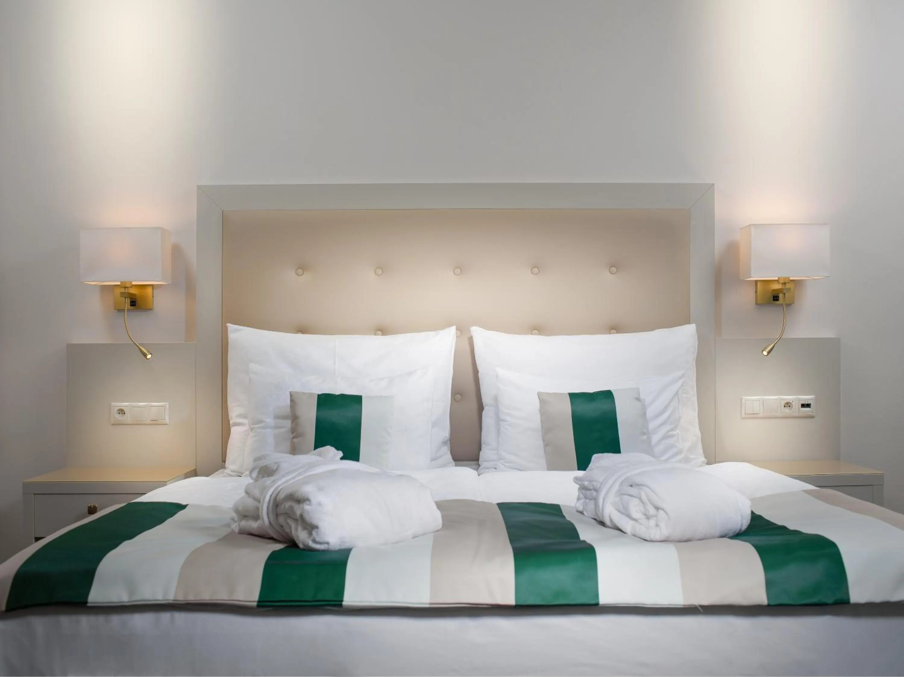 Bed in Grandhotel Nabokov