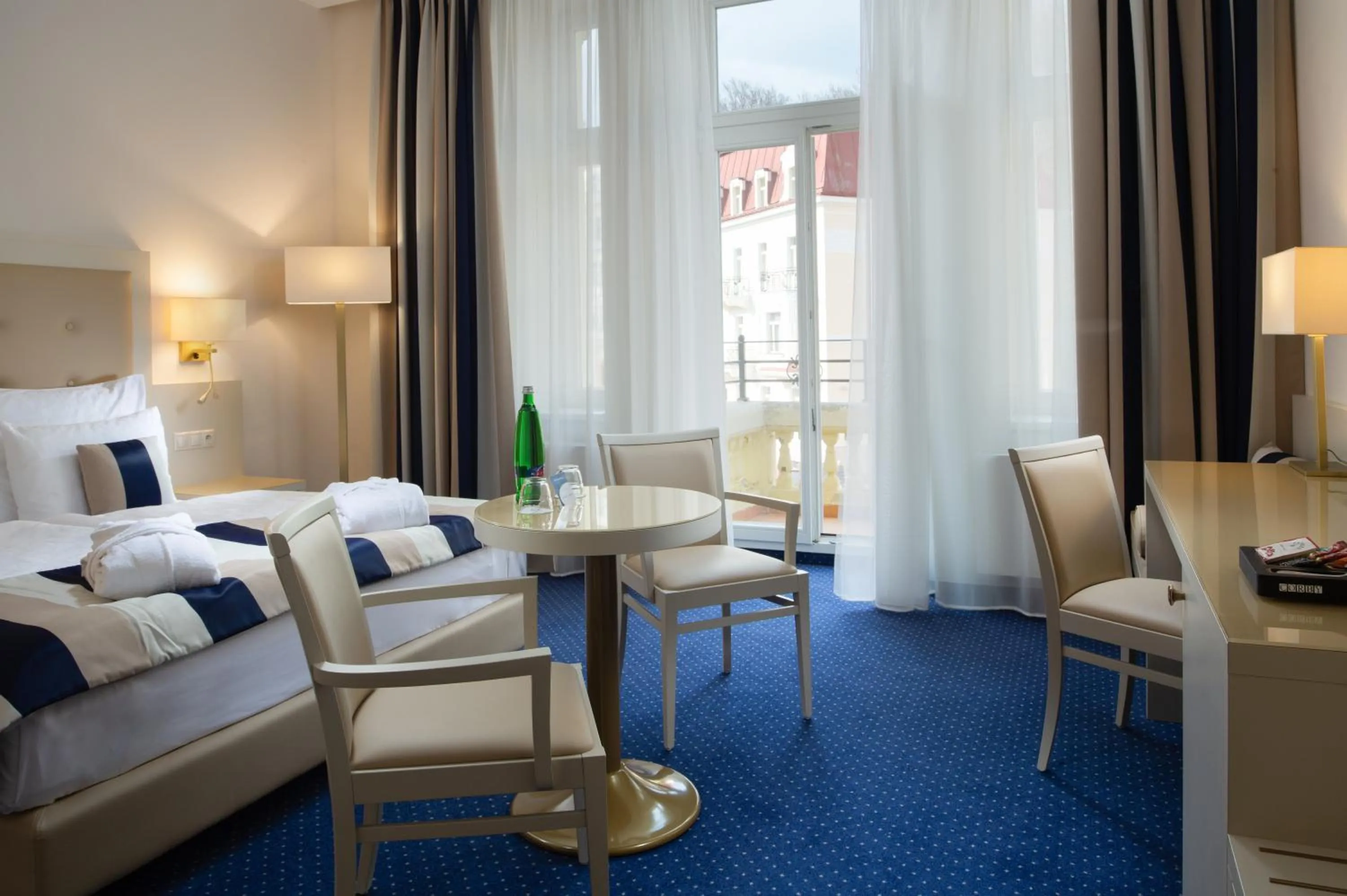 Bed in Grandhotel Nabokov