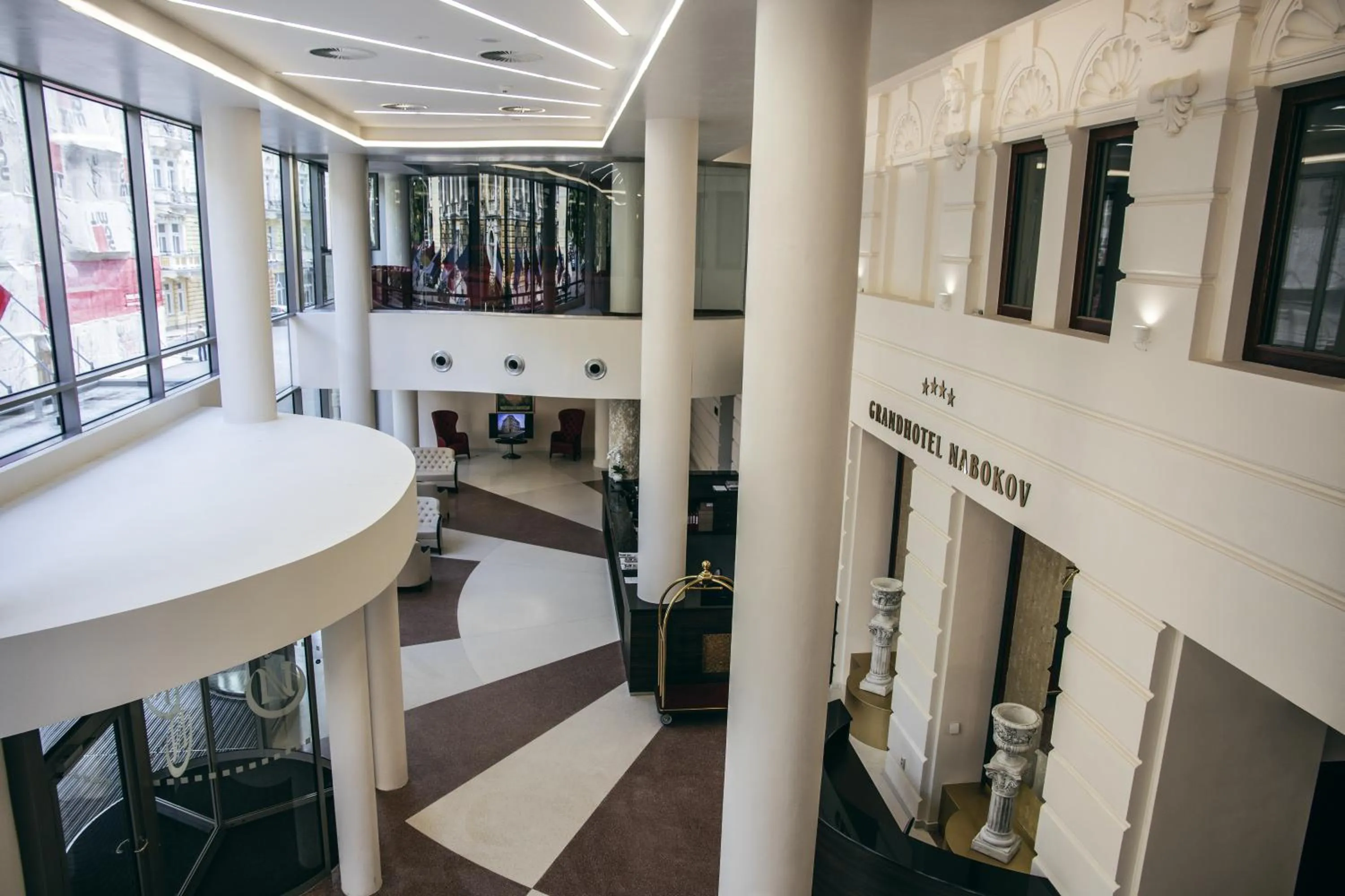 Lobby or reception in Grandhotel Nabokov