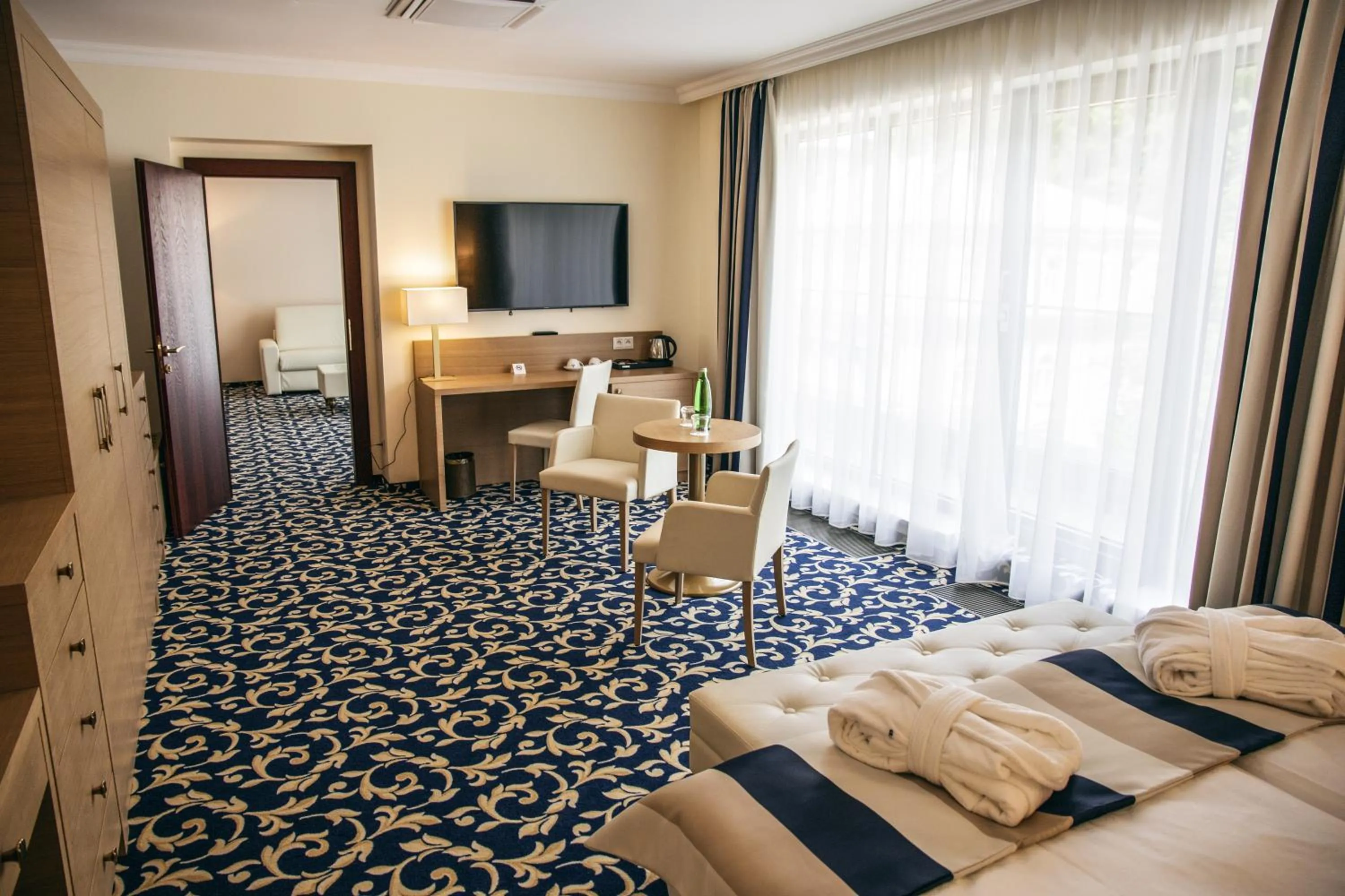 Bed in Grandhotel Nabokov