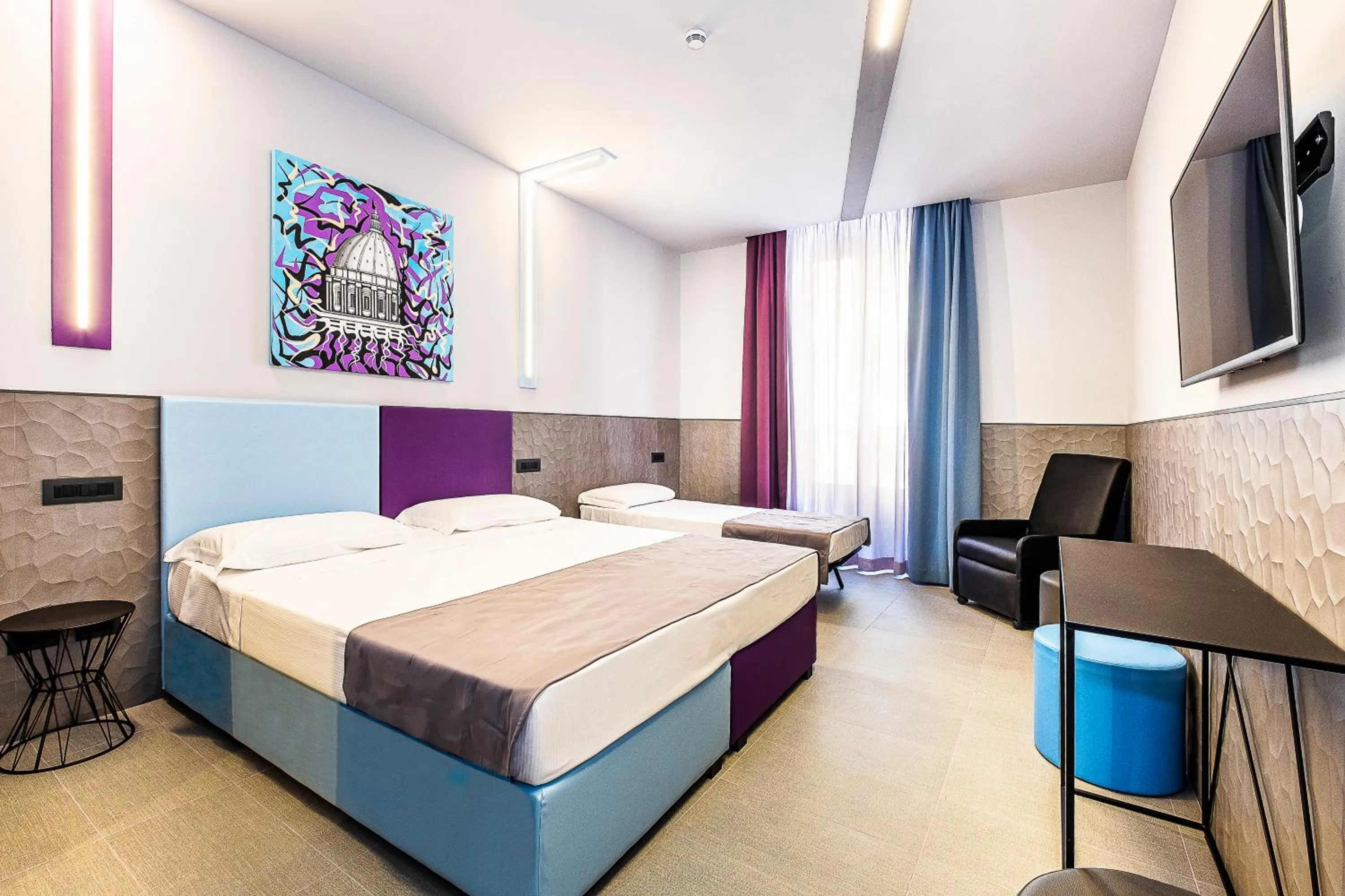 Bedroom, Bed in Hotel Relais Dei Papi