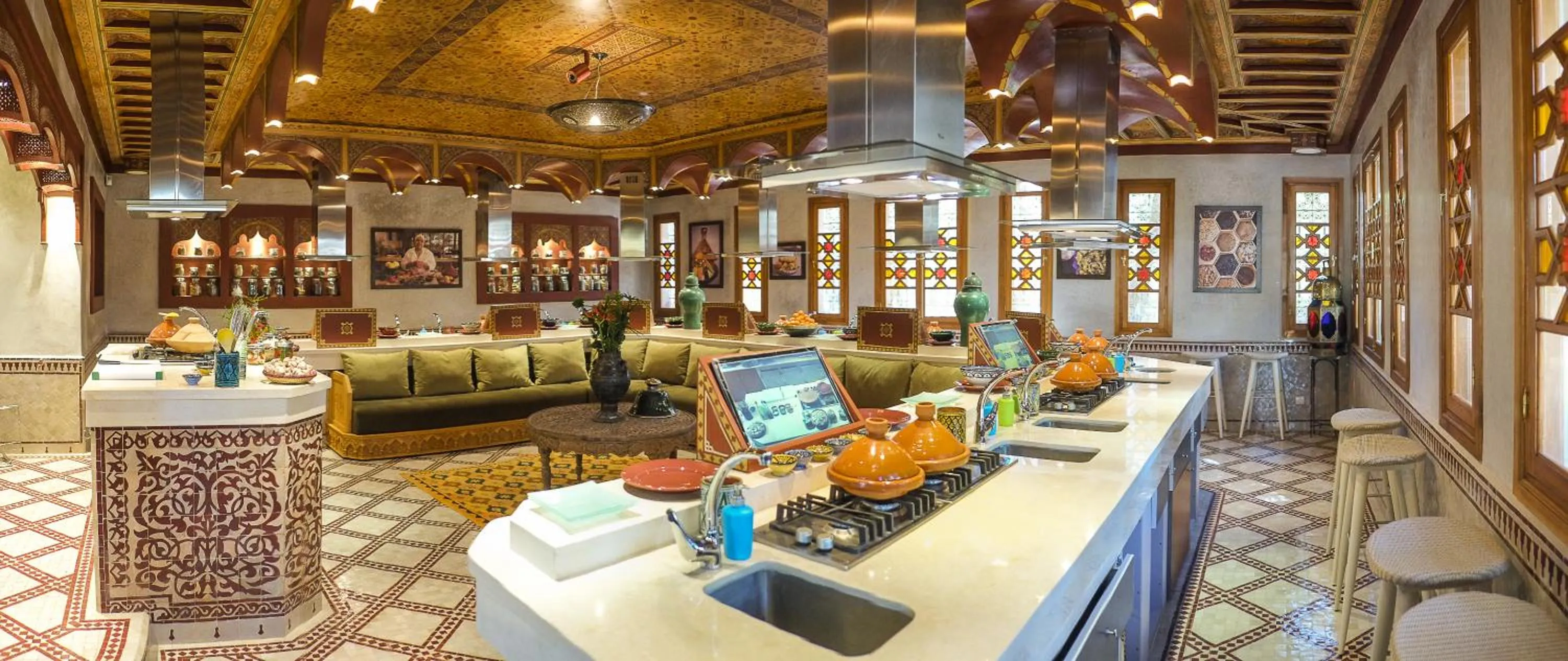 Kitchen or kitchenette in La Maison Arabe Hotel, Spa & Cooking Workshops