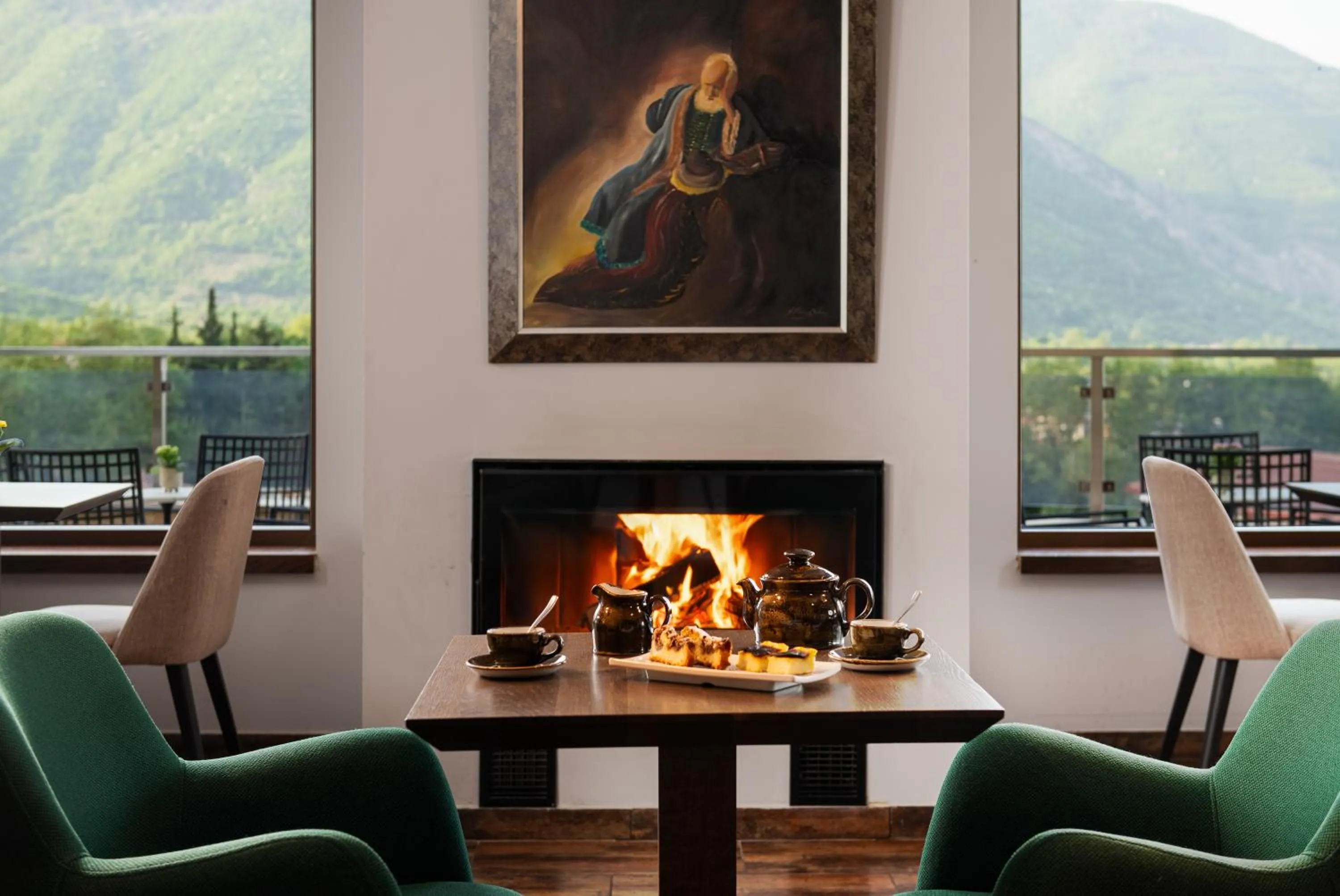 Lounge or bar in Hotel Naiades