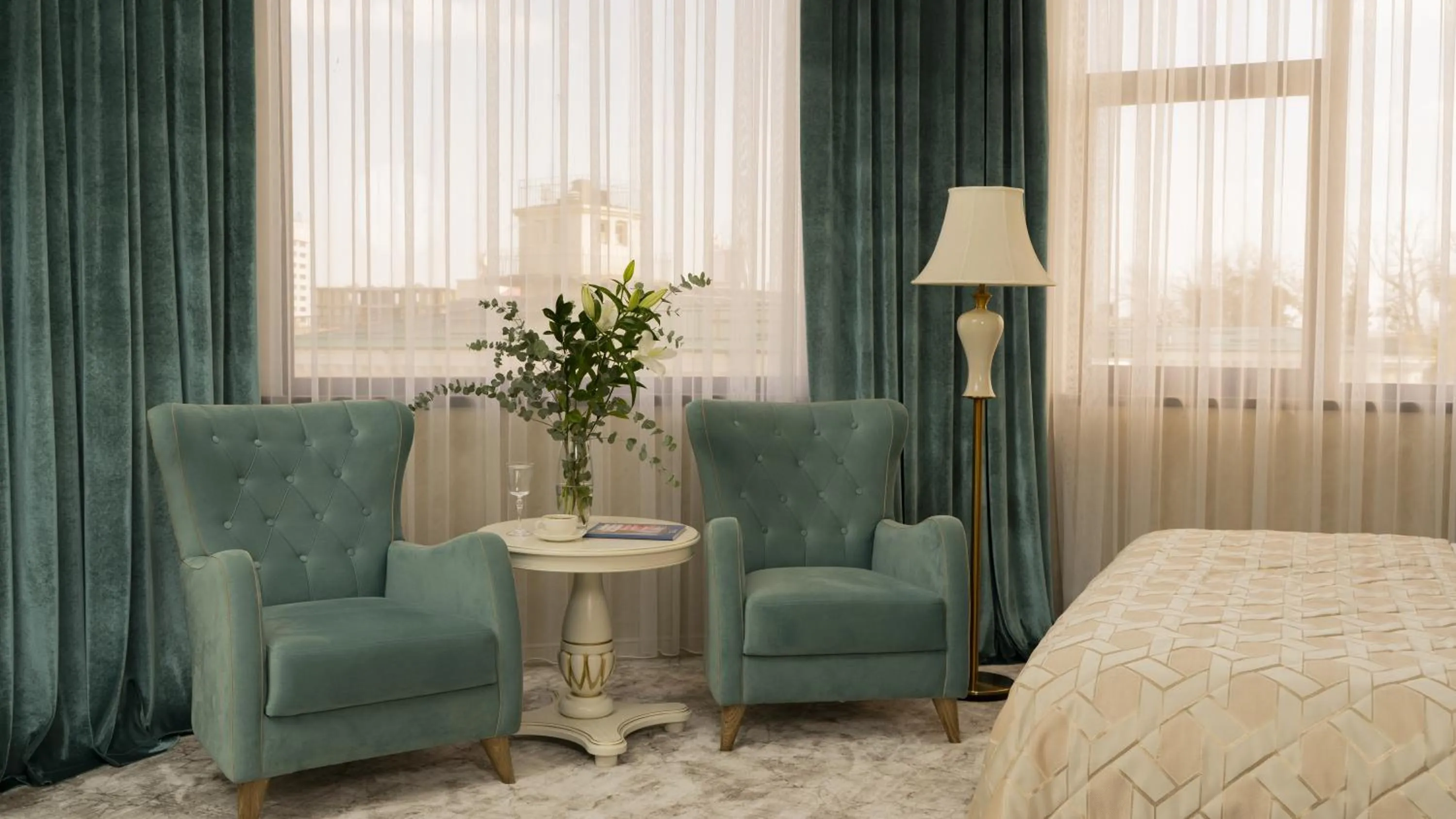 Seating area in DiliMah Premium Luxury